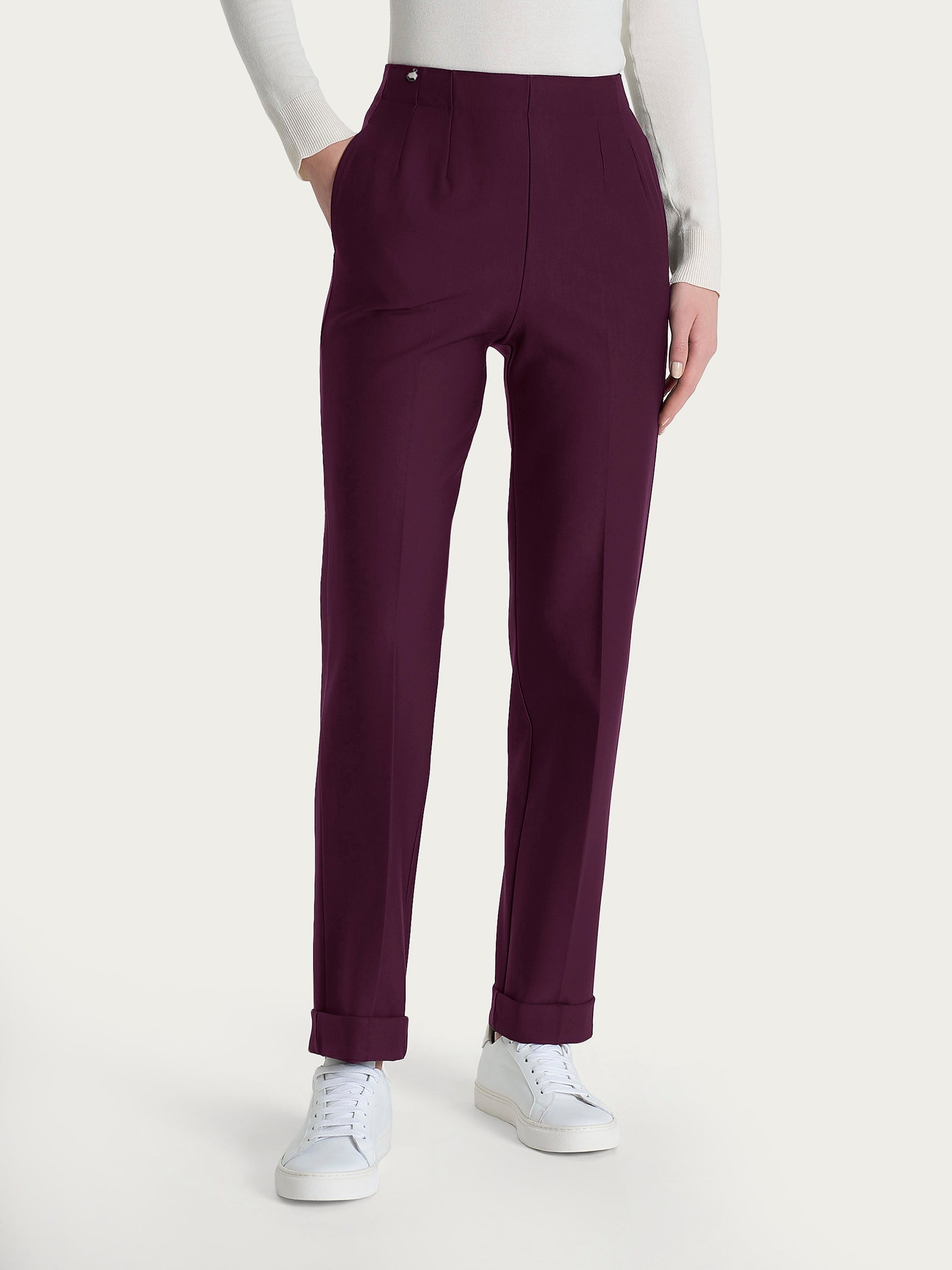 Ragno Compact pantalone dritto con tasche Fig punto Milano