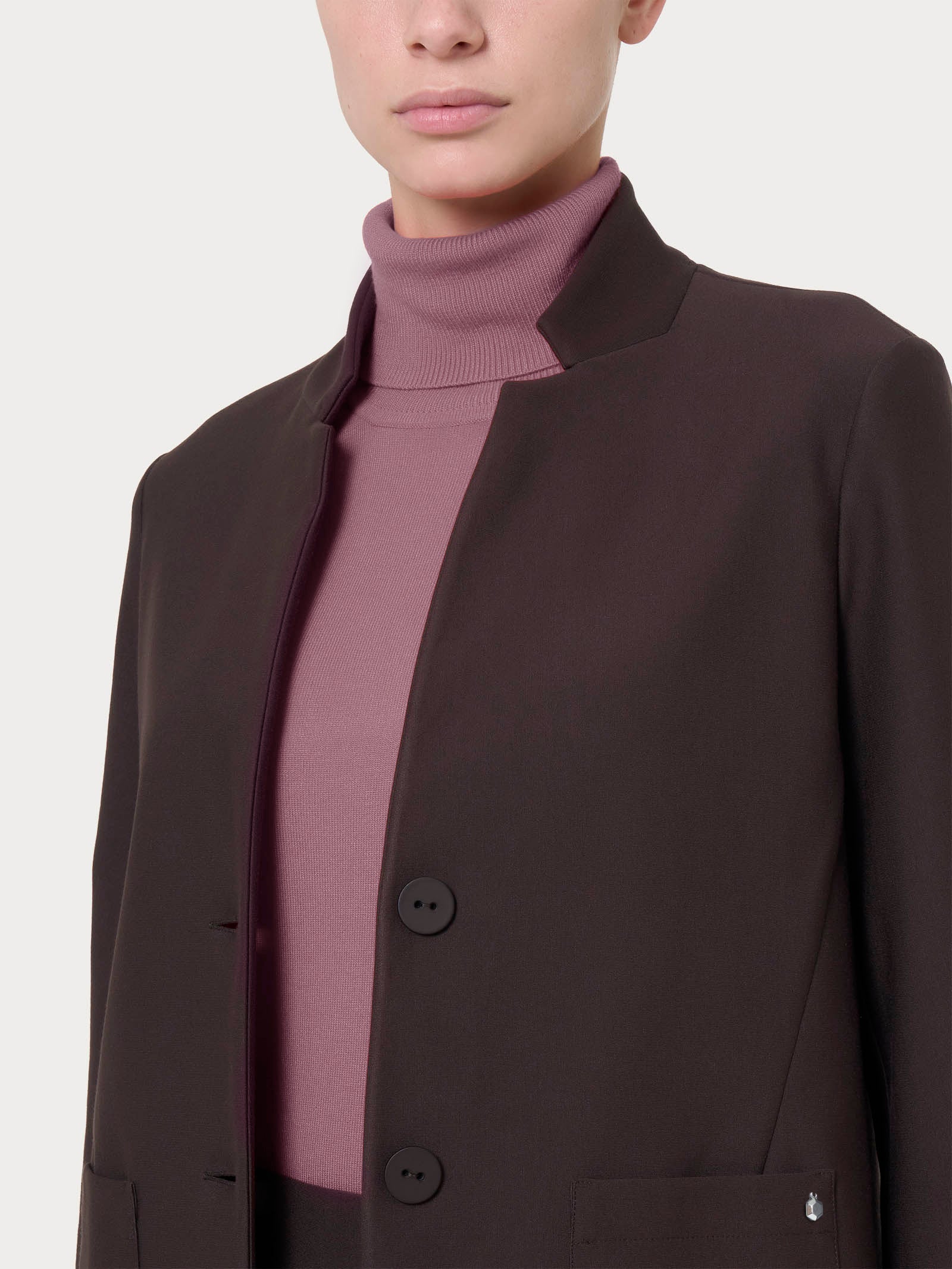 Ragno Compact Blazer Corto Giacca Chocolate Torte regular