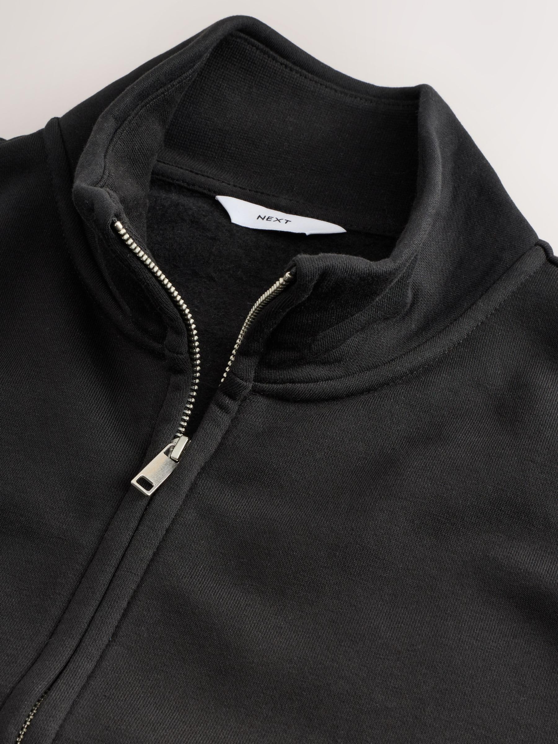 Next felpa zip uomo XL collo imbuto jersey cotone