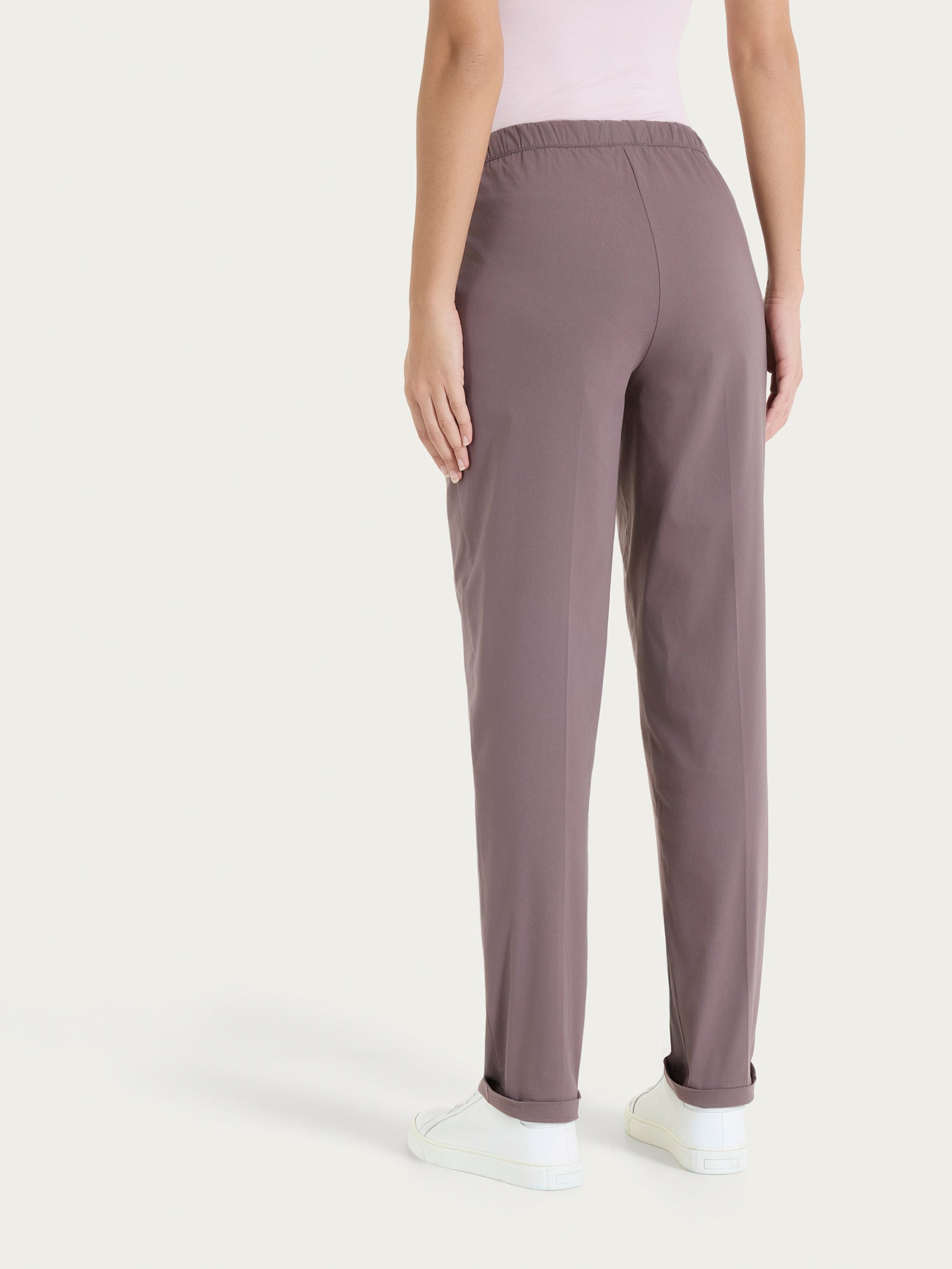 Ragno Super Fresh pantalone jogger plum truffle baggy