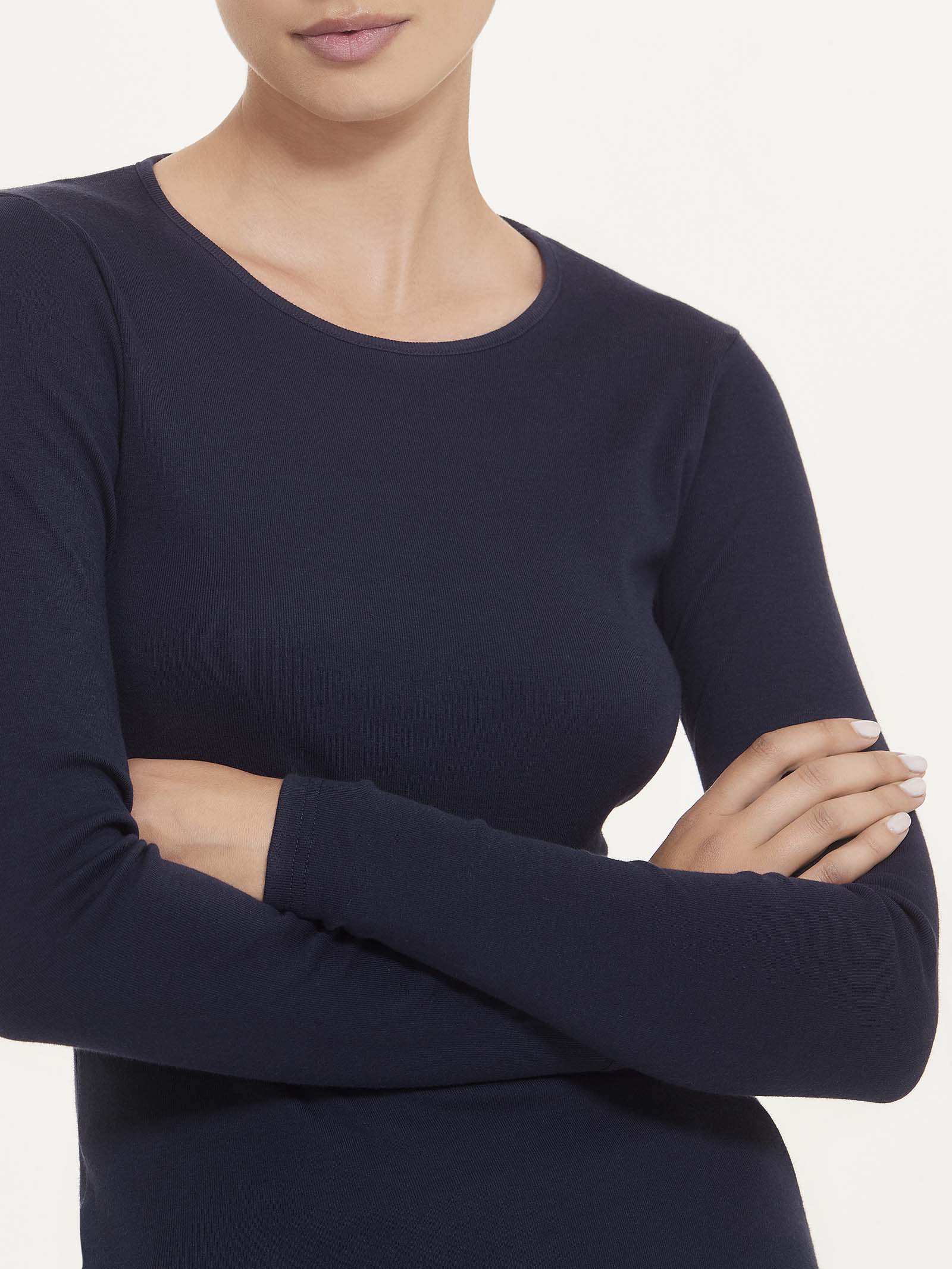 Ragno Thermo Cotton maglietta girocollo Sphagnum cotone caldo