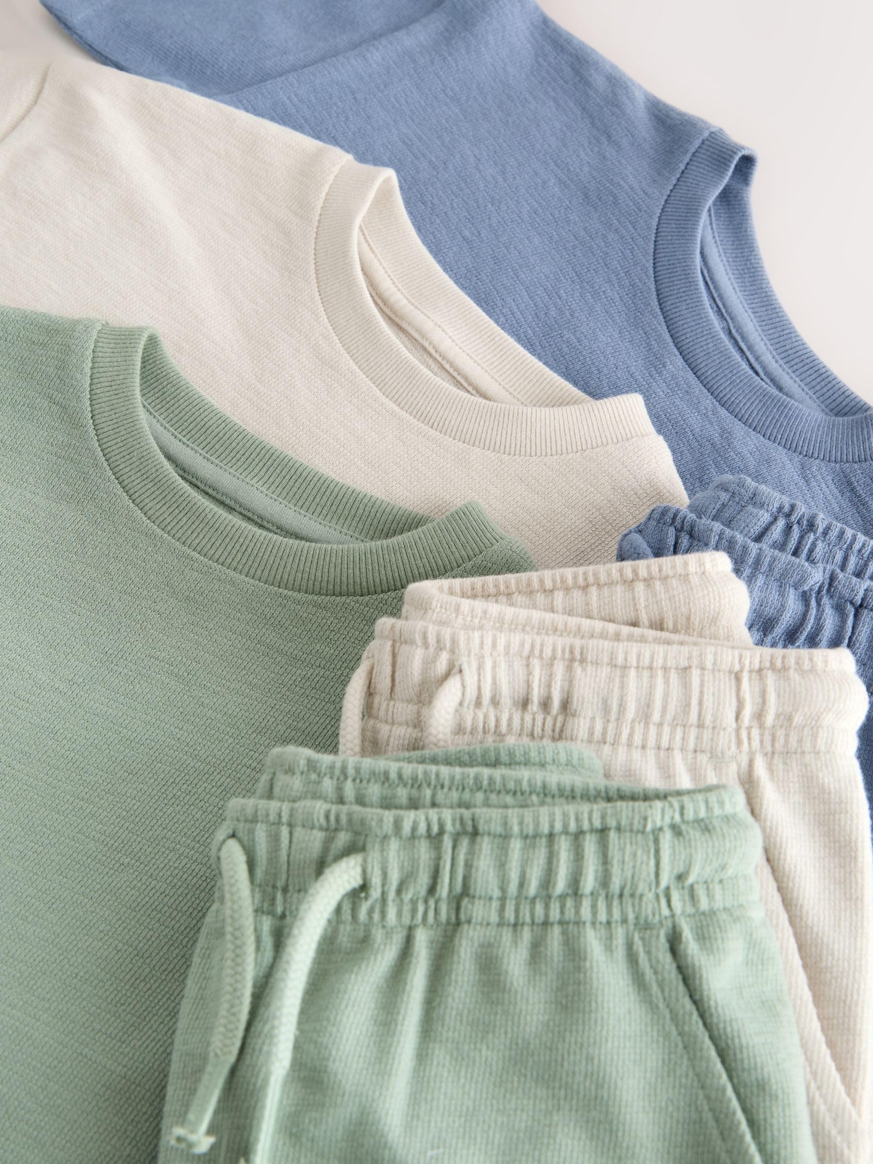 Geo Next Set 3 Pezzi Maglietta Shorts 80-86 Uso Quotidiano