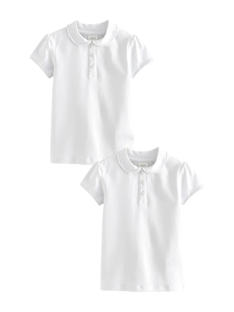 Next polo scuola bambina 110 cotone confezione 2 pezzi