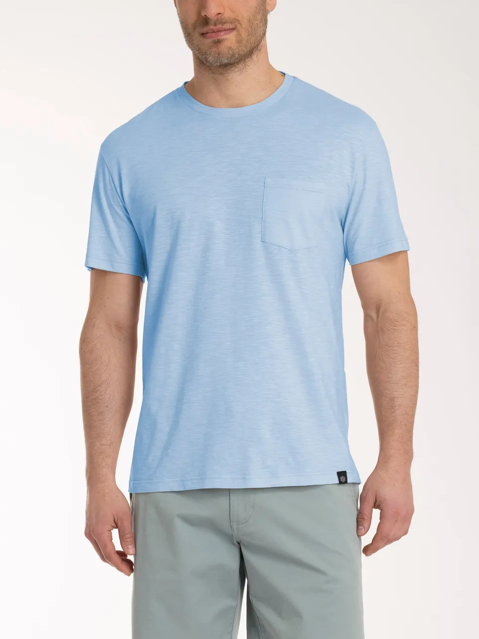 Ragno Jersey Cotone t-shirt girocollo Dusty Blue