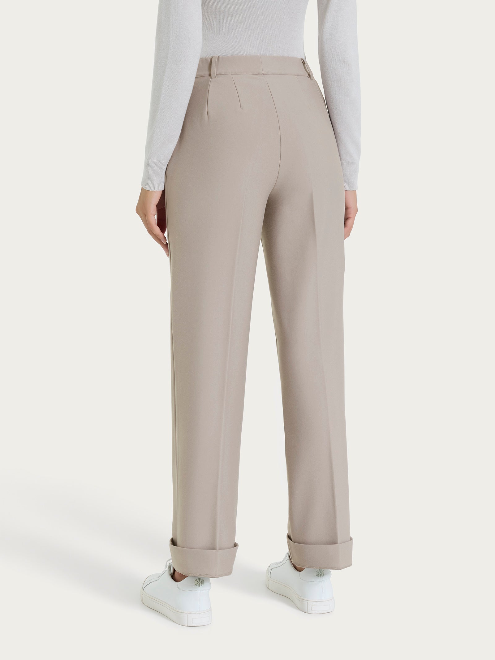 Ragno The Wide Leg Pantalone Ampio Compact String