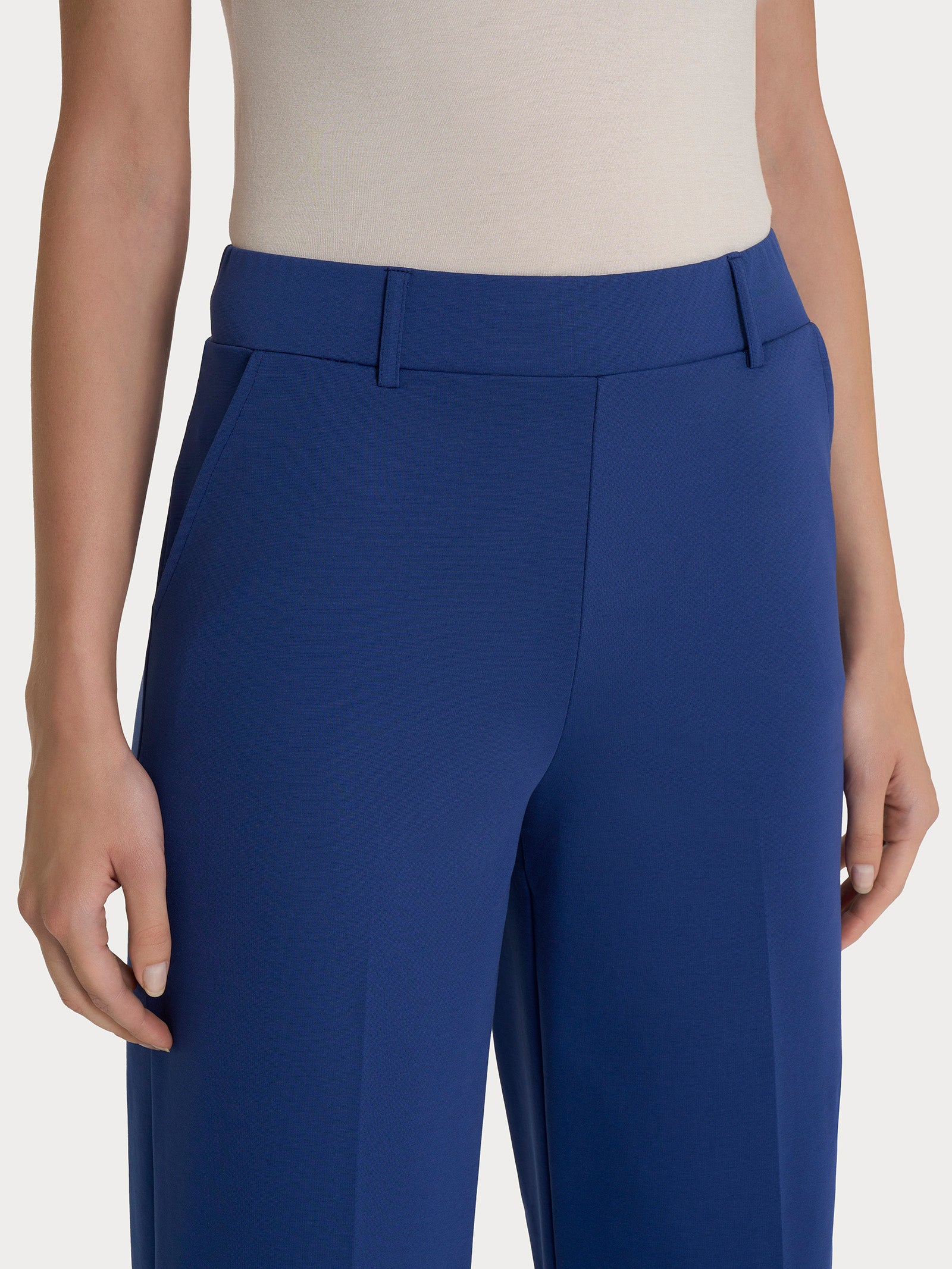 Ragno Compact Light Pantalone Ampio Blueberry con Tasche