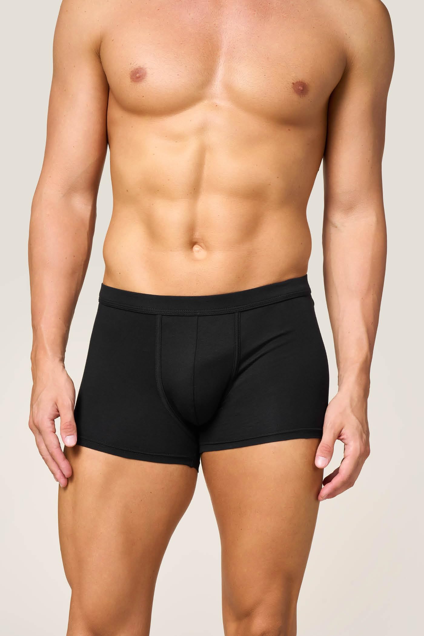 Goldenpoint Boxer Regular Uomo Cotone Supima Nero M