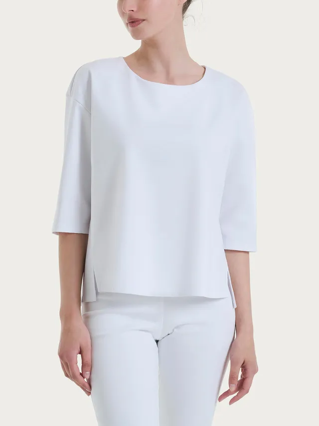 Ragno Compact Light Girocollo Maglia Bianco