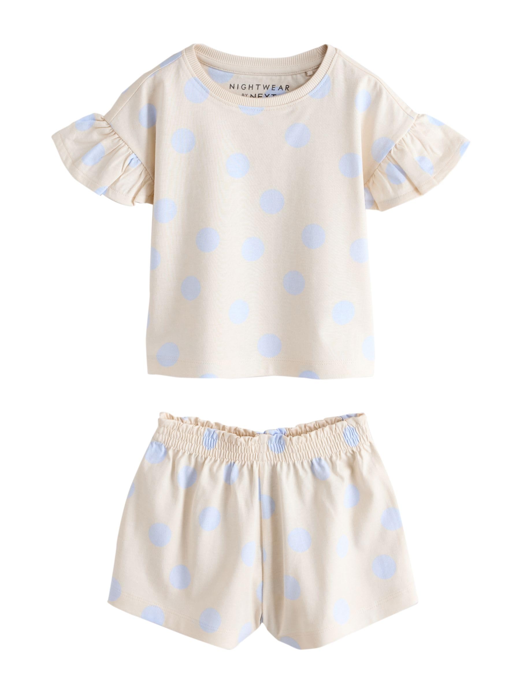 Next pigiami corti bambina pois 3 pezzi 80-86