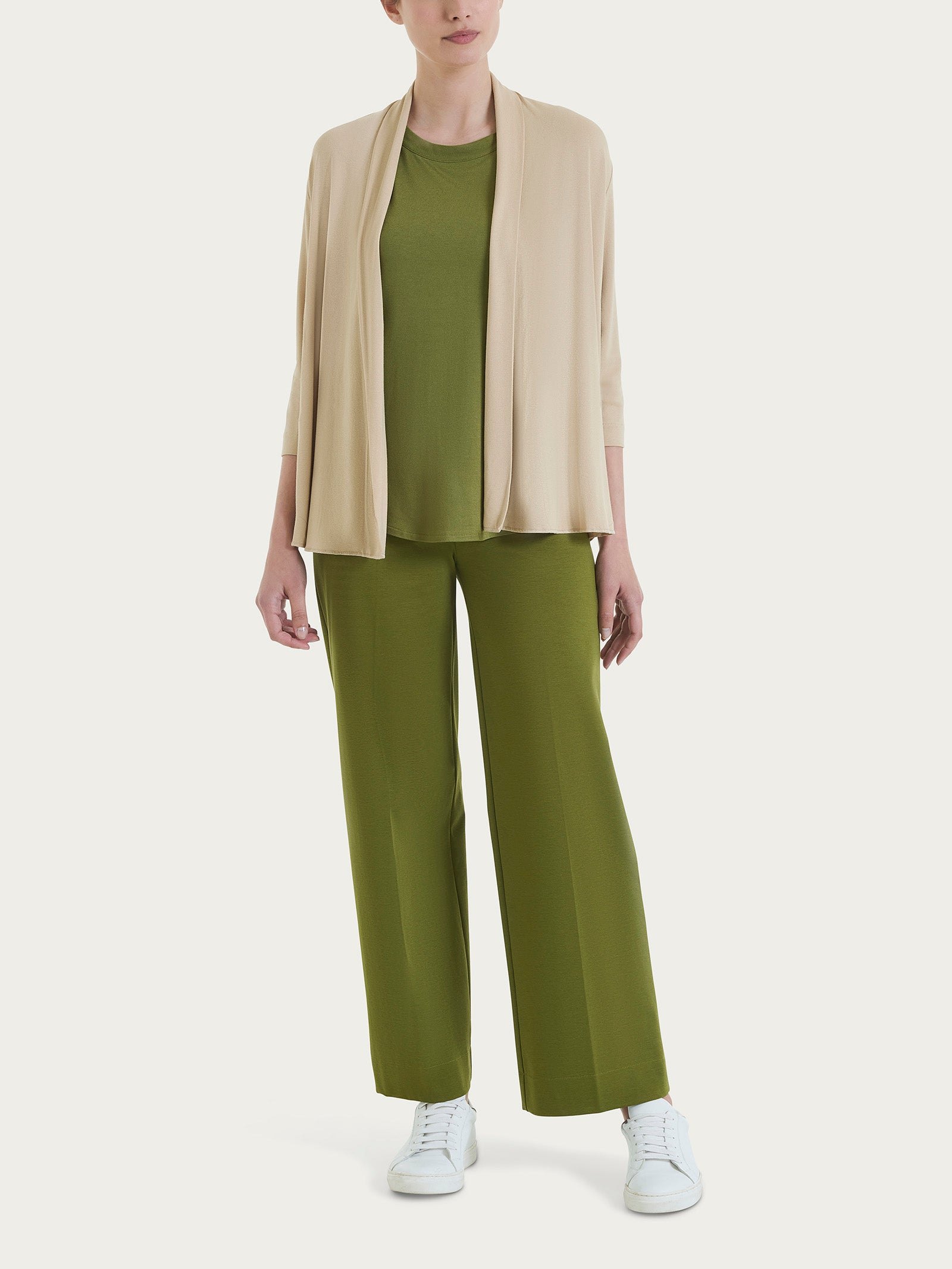 Ragno Relaxed Wardrobe Cardigan Corto Irish Cream viscosa