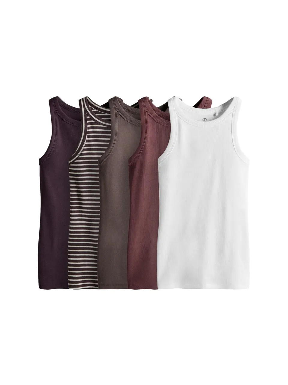 Geo Next The Set Canotte Coste Dorso Vogatore Donna x5