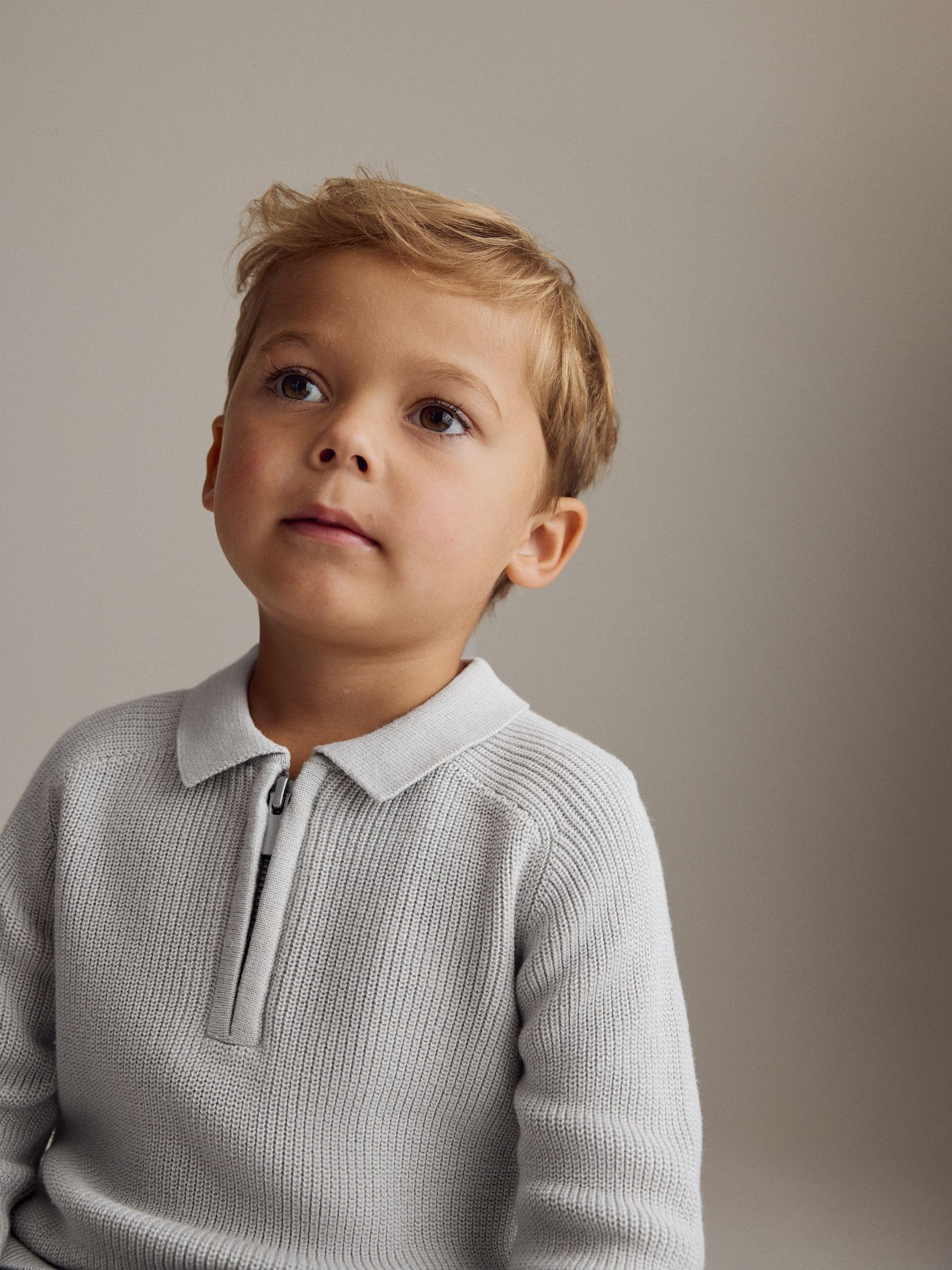 Next polo bambino maniche lunghe zip 12-18 mesi