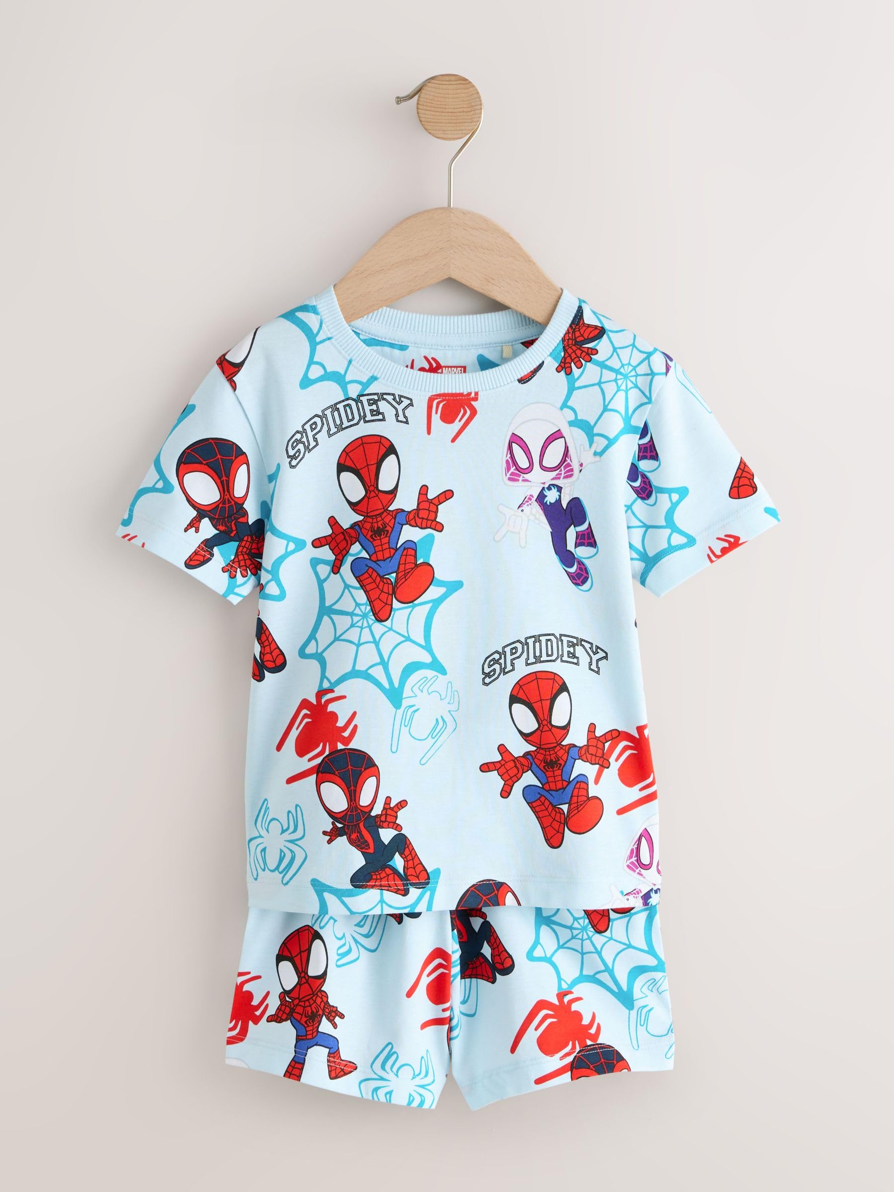 Next Spidey pigiami corti 3 pezzi 18-24 mesi comodi