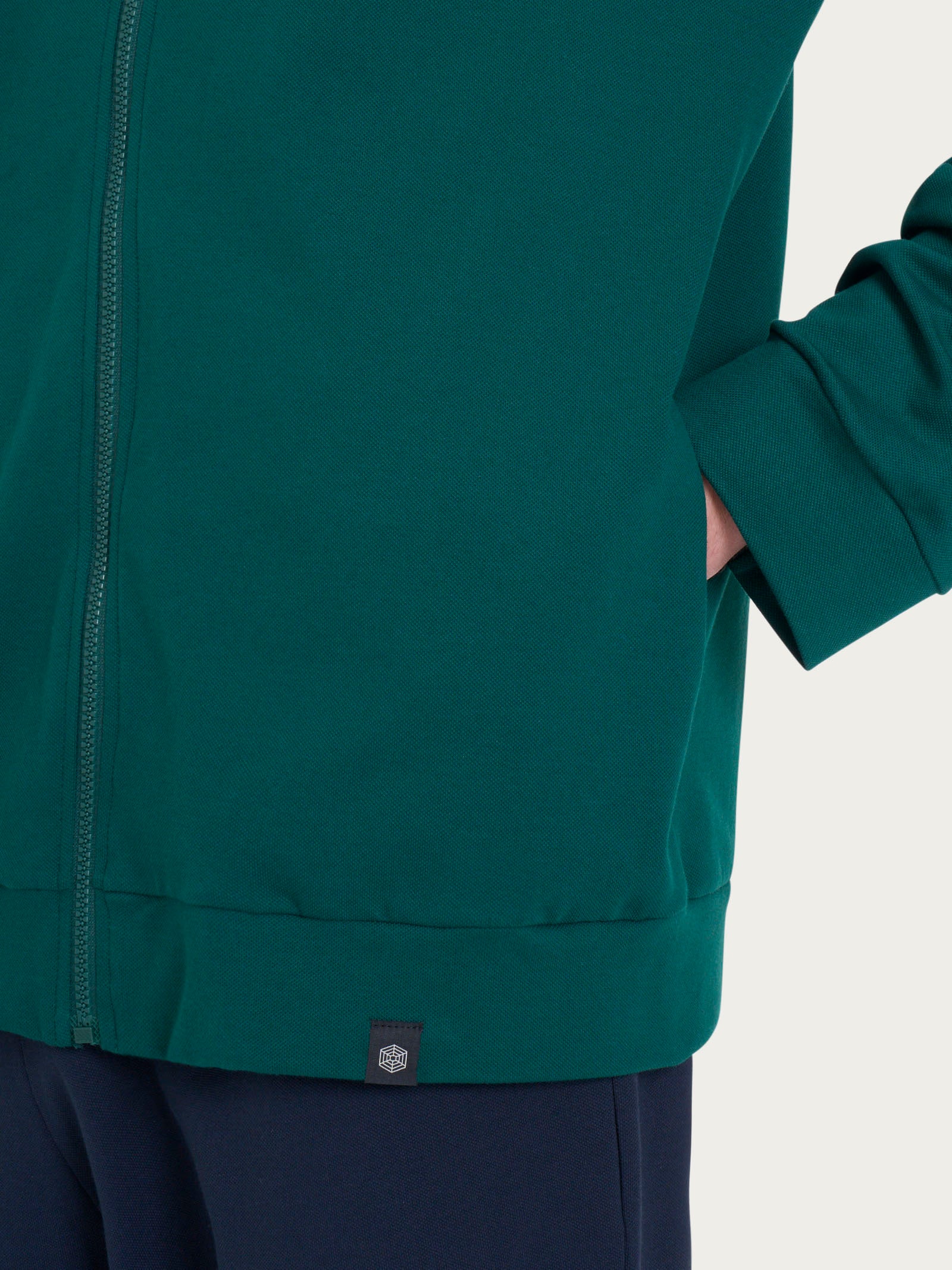 Ragno Eco Cotton tuta aperta rain forest piquet stretch