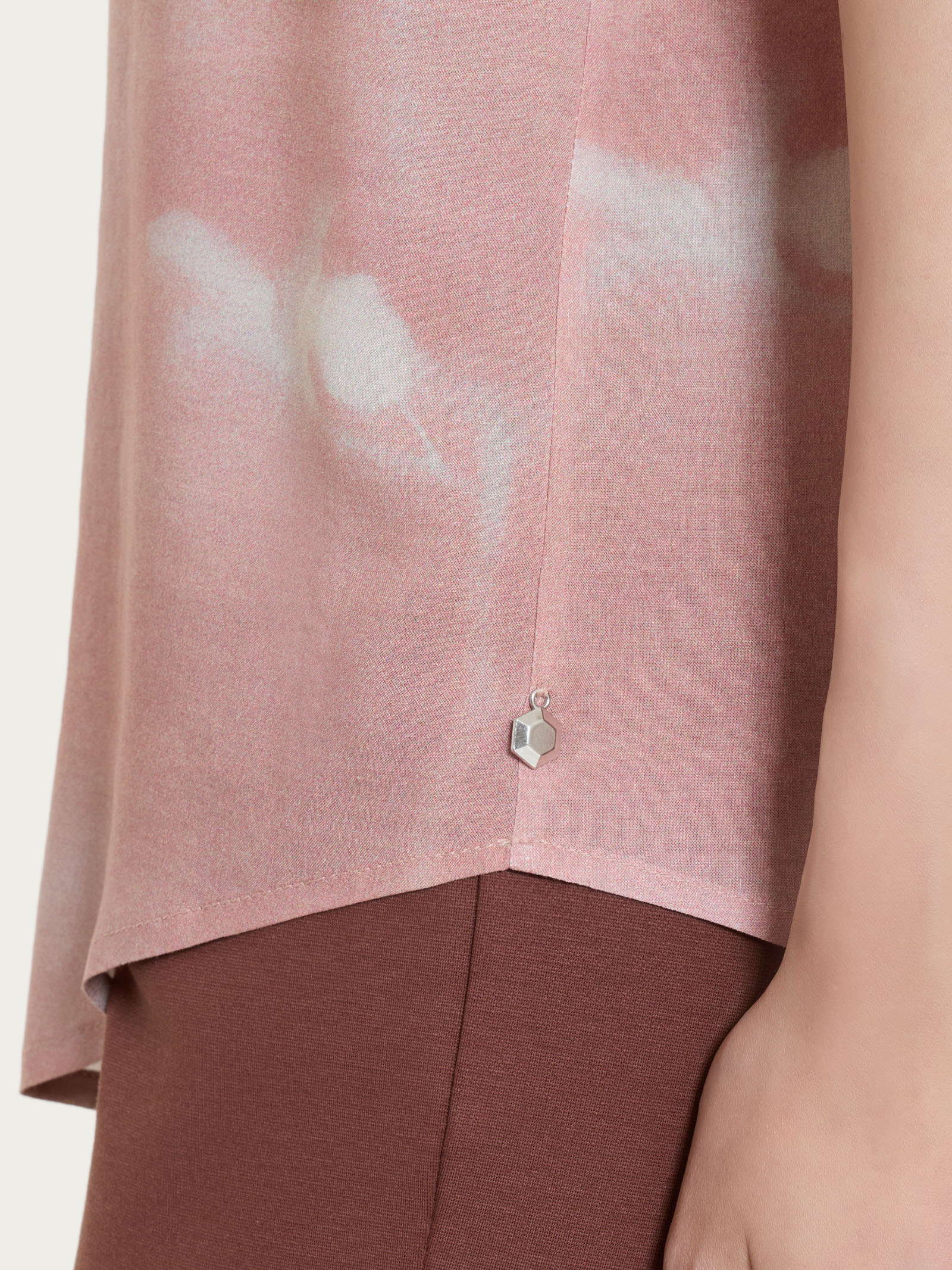 Ragno EcoSeta blusa manica corta Almond Peach