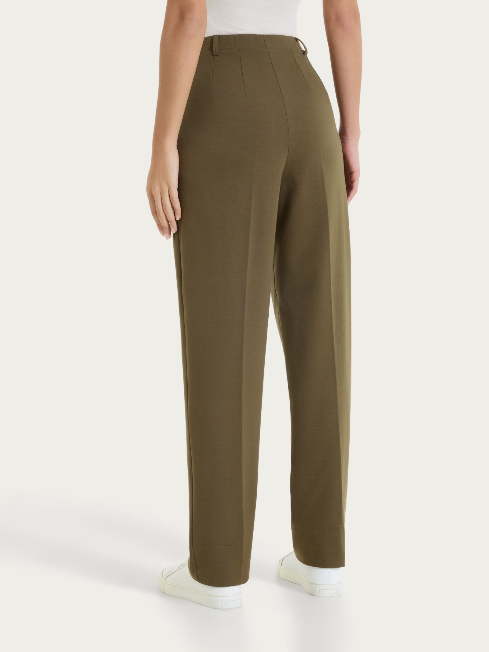 Ragno Compact Light pantalone carota Dark Olive tapered