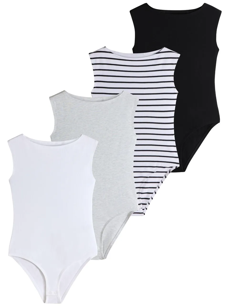 Next The Set body donna scollo barca 4 pezzi cotone