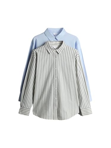 The Set Oxford camicia donna 2 pezzi cotone uso quotidiano