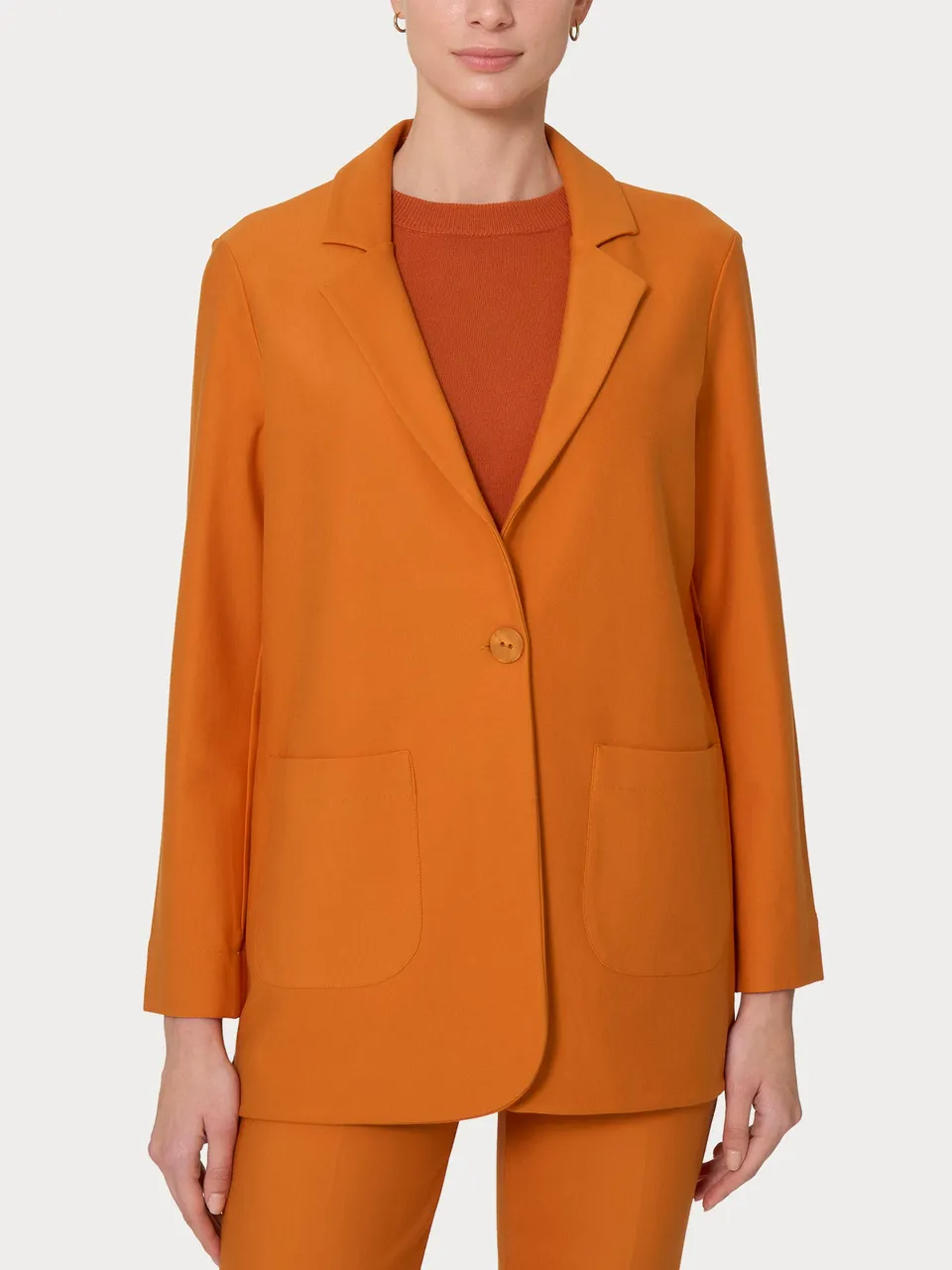 Ragno Compact Blazer Destrutturato Marmalade