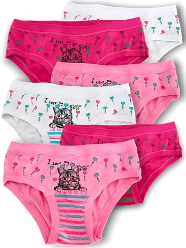 Lady C Emy mutandine bimba cotone 6 paia colori assortiti