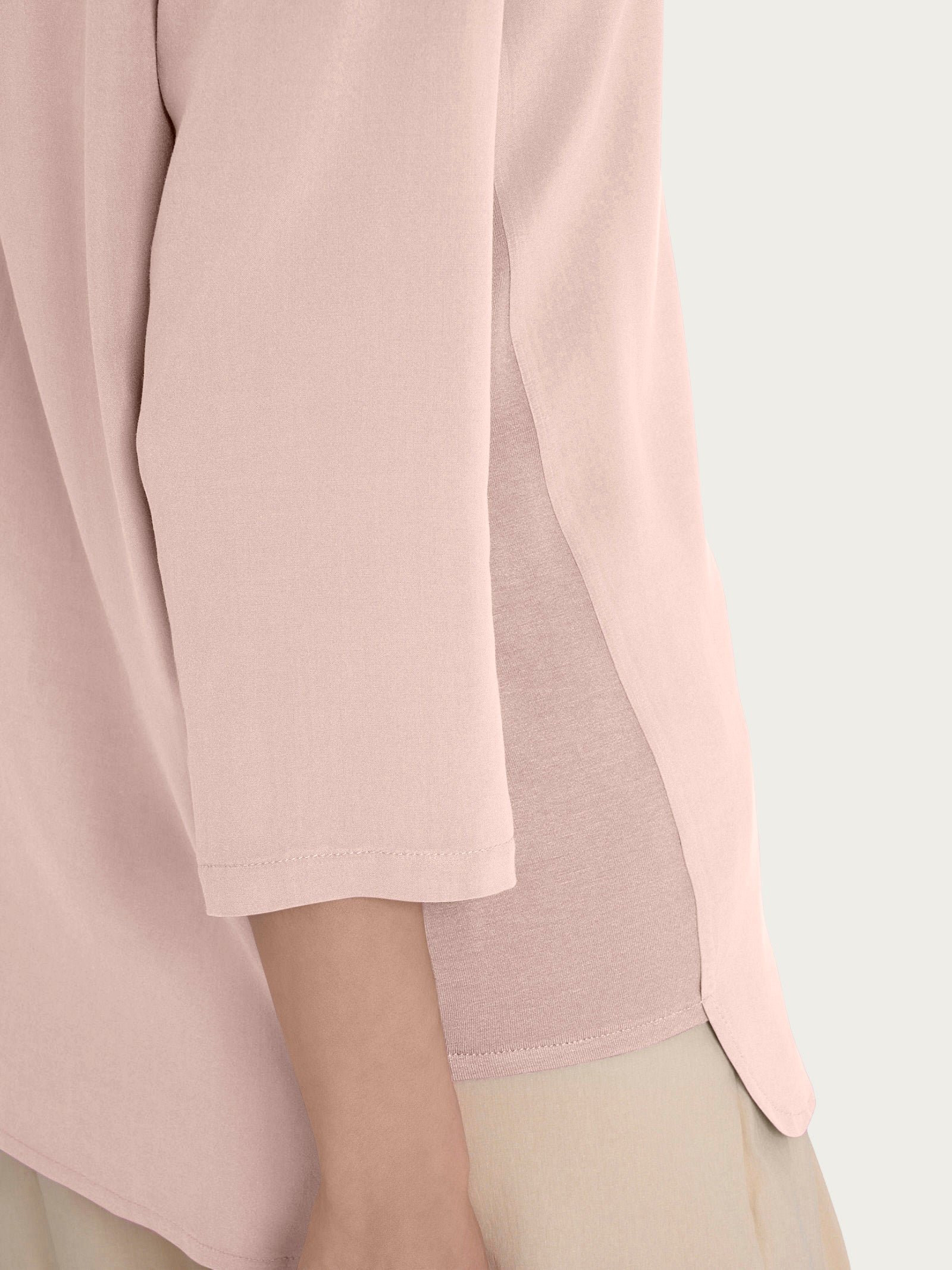 Ragno Viscosa Summer Maglia Girocollo Donna Rosa Inserto