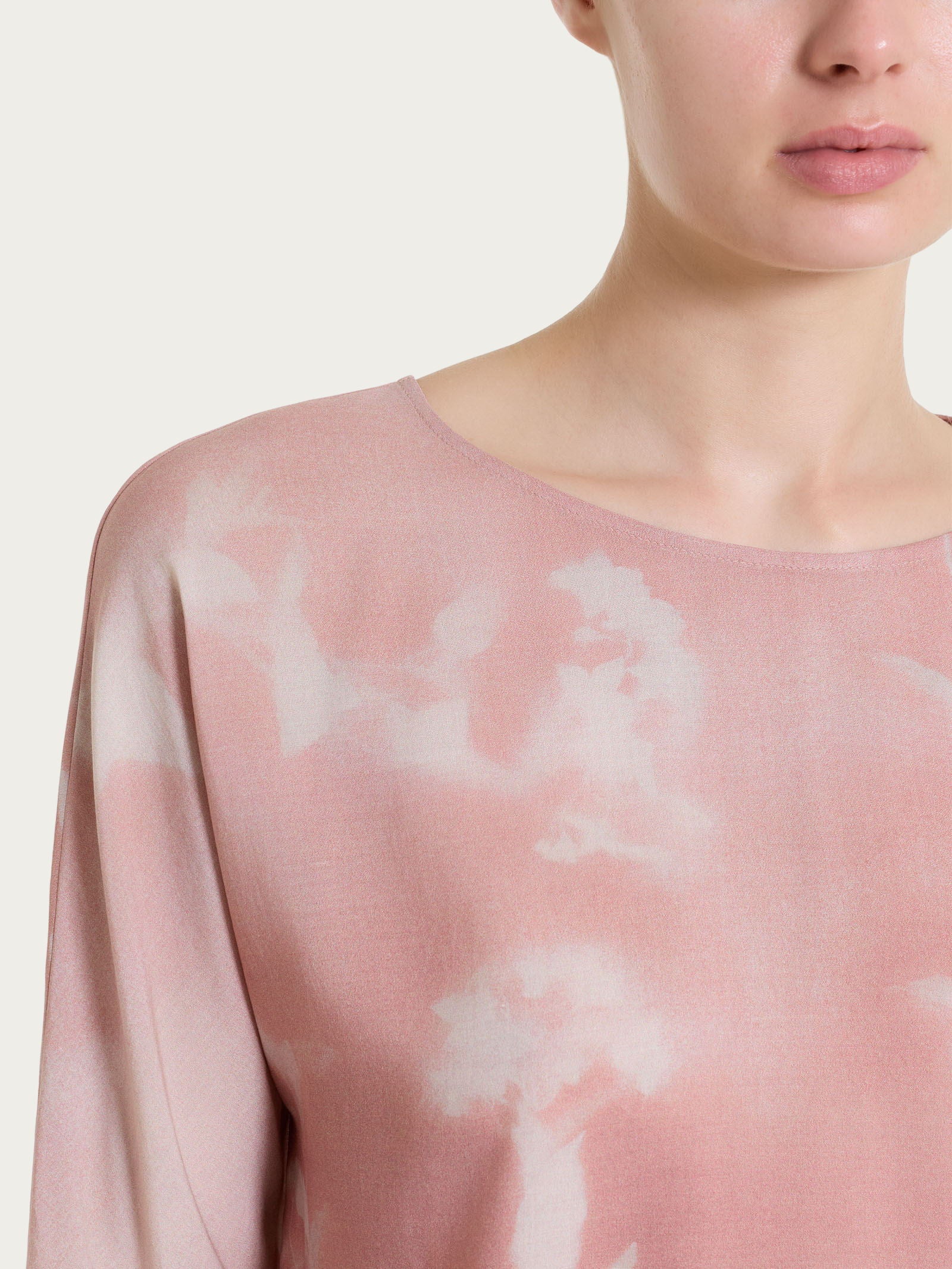 Ragno EcoSeta blusa manica 3/4 Almond Peach