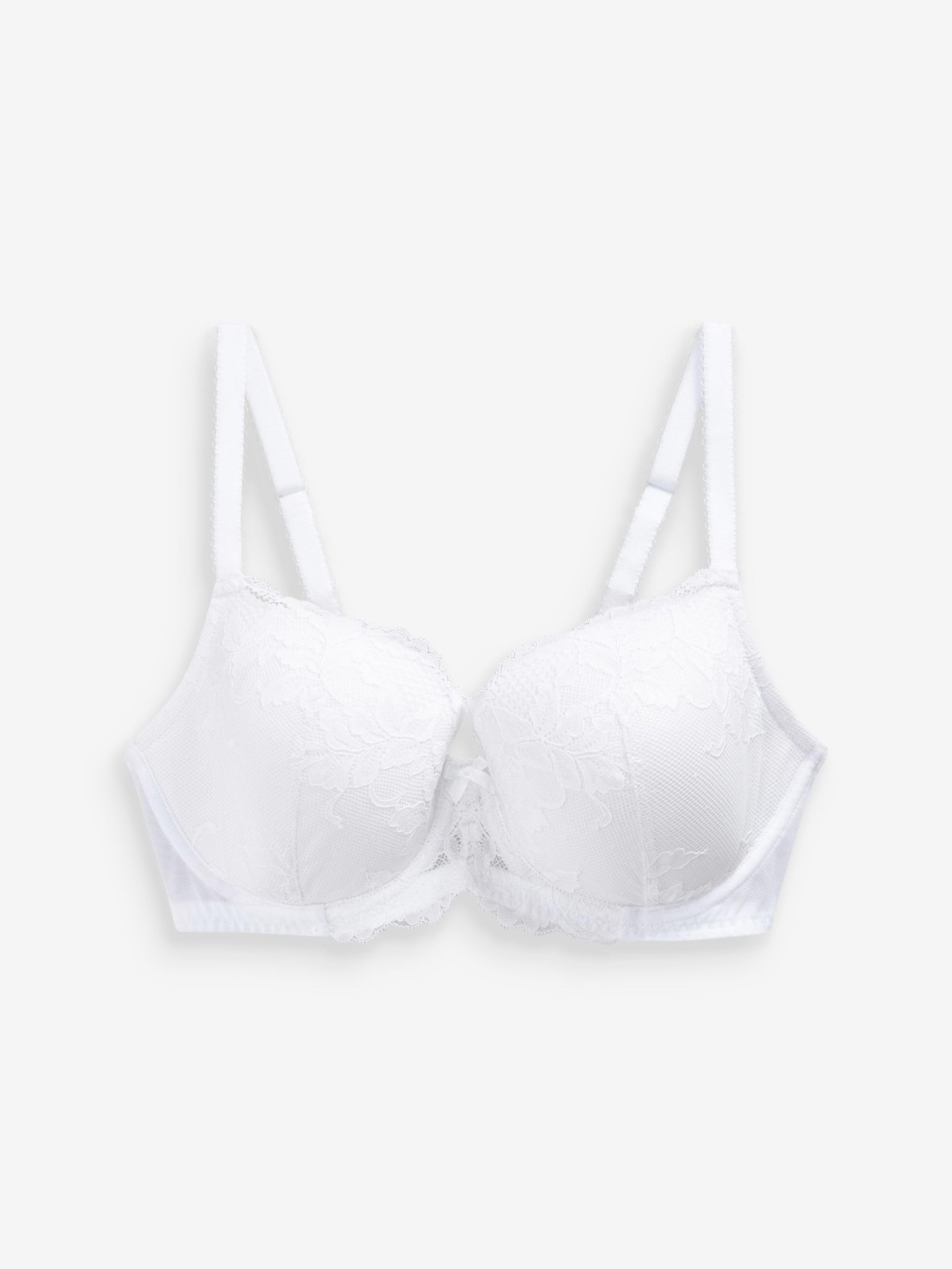 Next Reggiseno Pizzo Imbottito Donna 2 Pezzi Nero