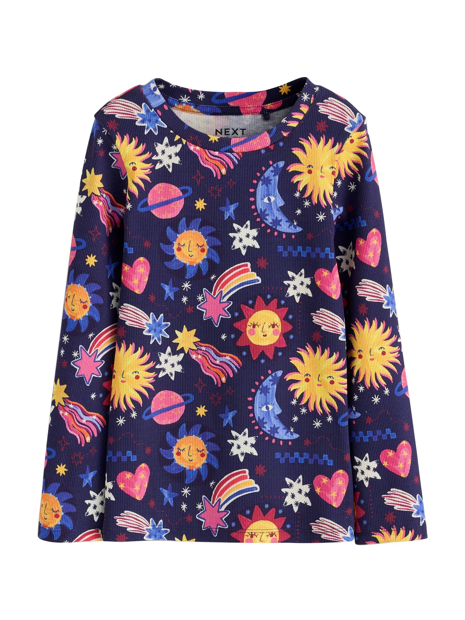 Next t-shirt bambina maniche lunghe coste 164 4 pezzi