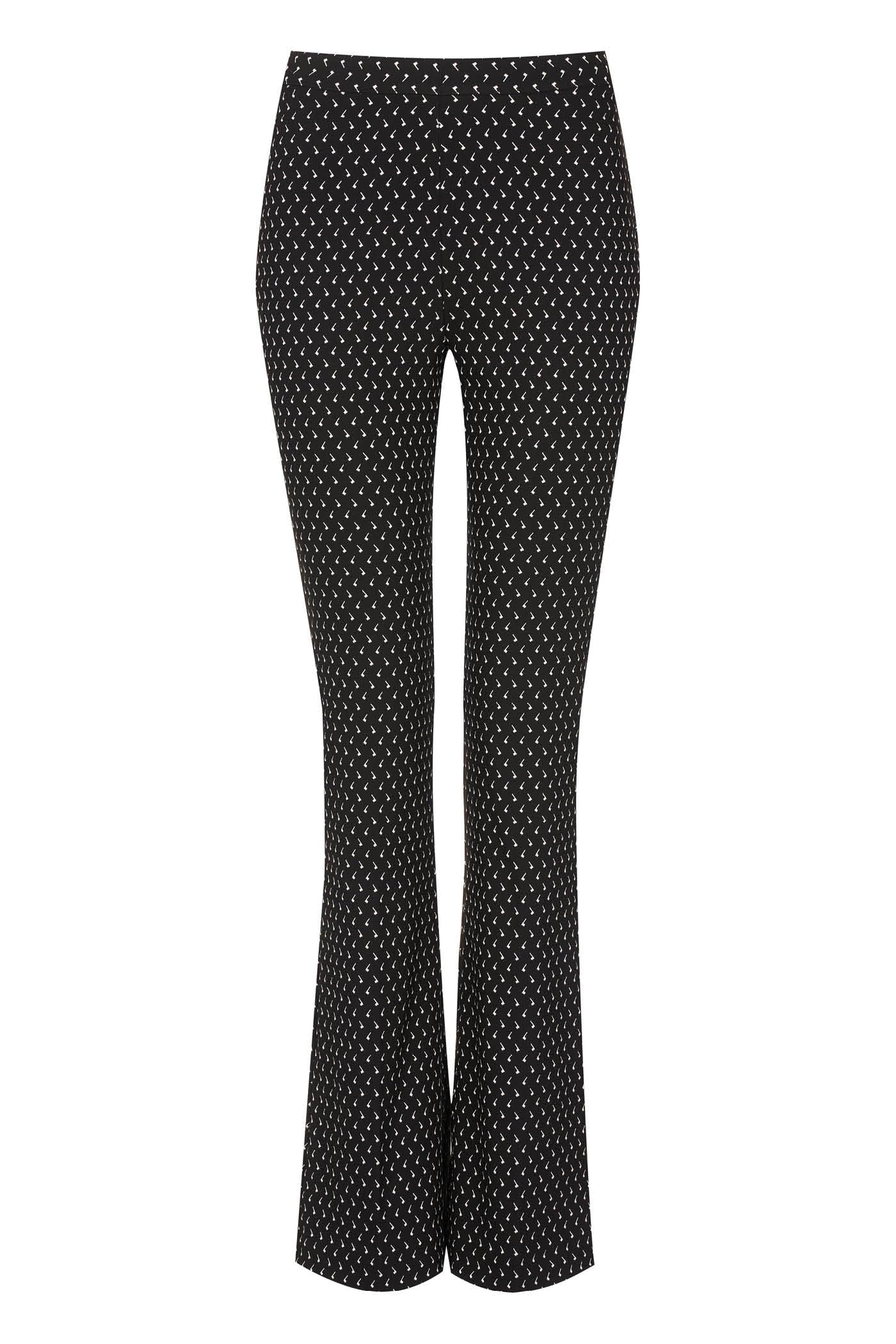 Goldenpoint Flare Geometrico leggings svasato viscosa