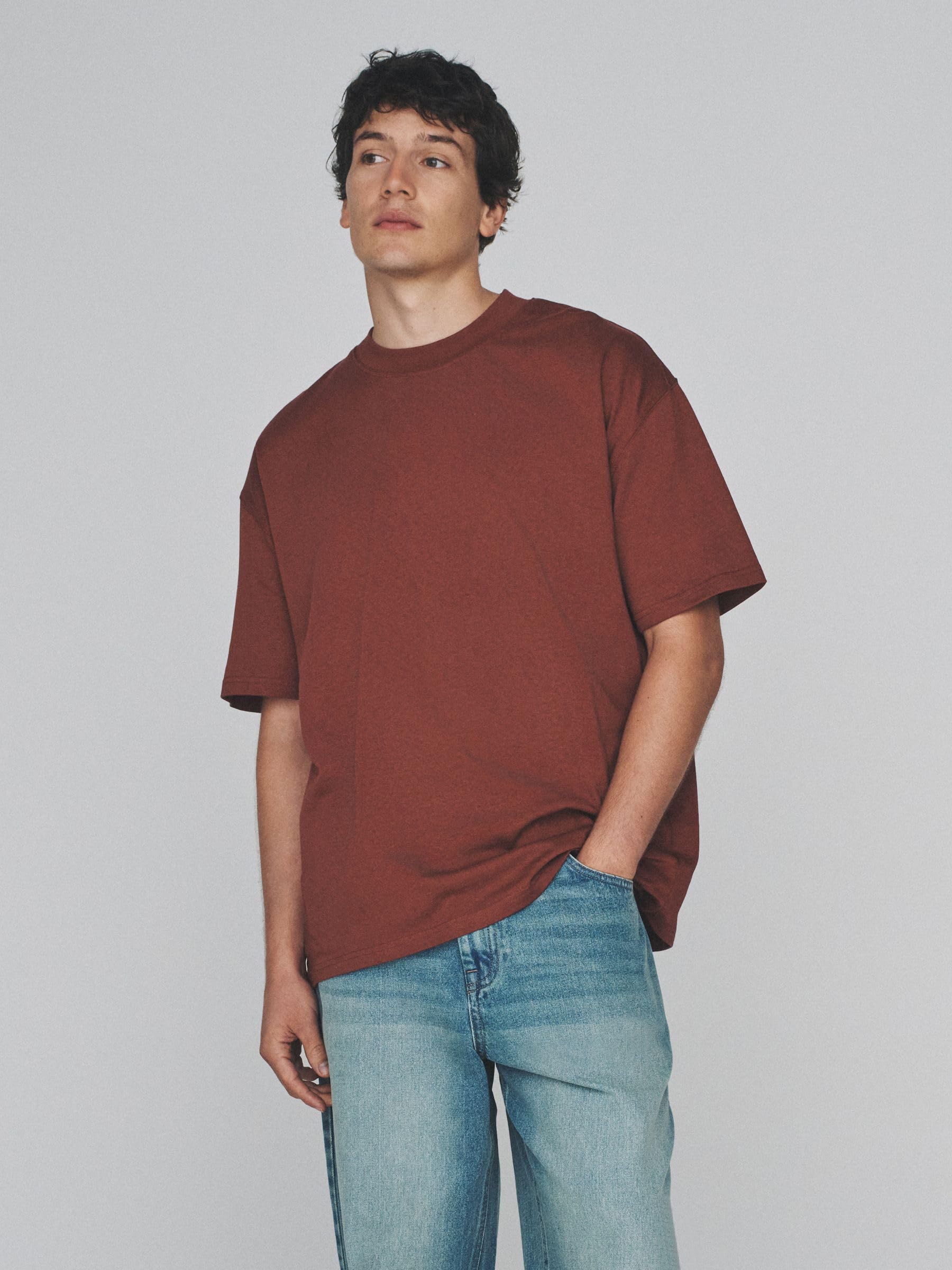 Geo Next The Set t-shirt oversize cotone 4 pezzi uomo