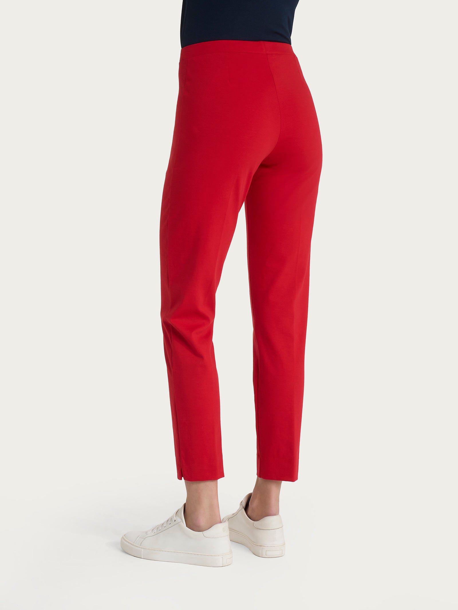 Ragno Compact Light Pantalone Capri con Spacchetti Salsa skinny