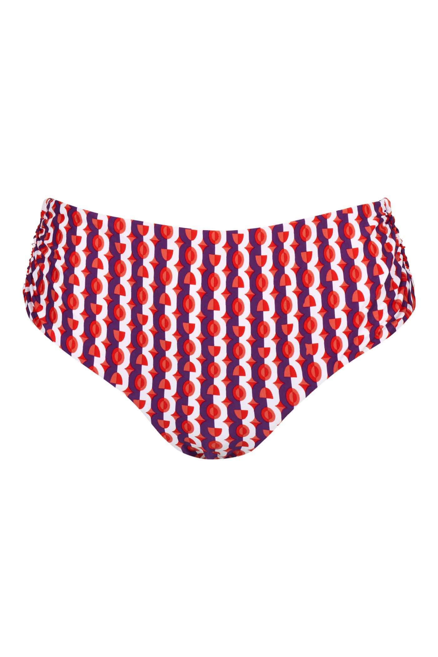 Goldenpoint Circus slip bikini fianco alto geometrico