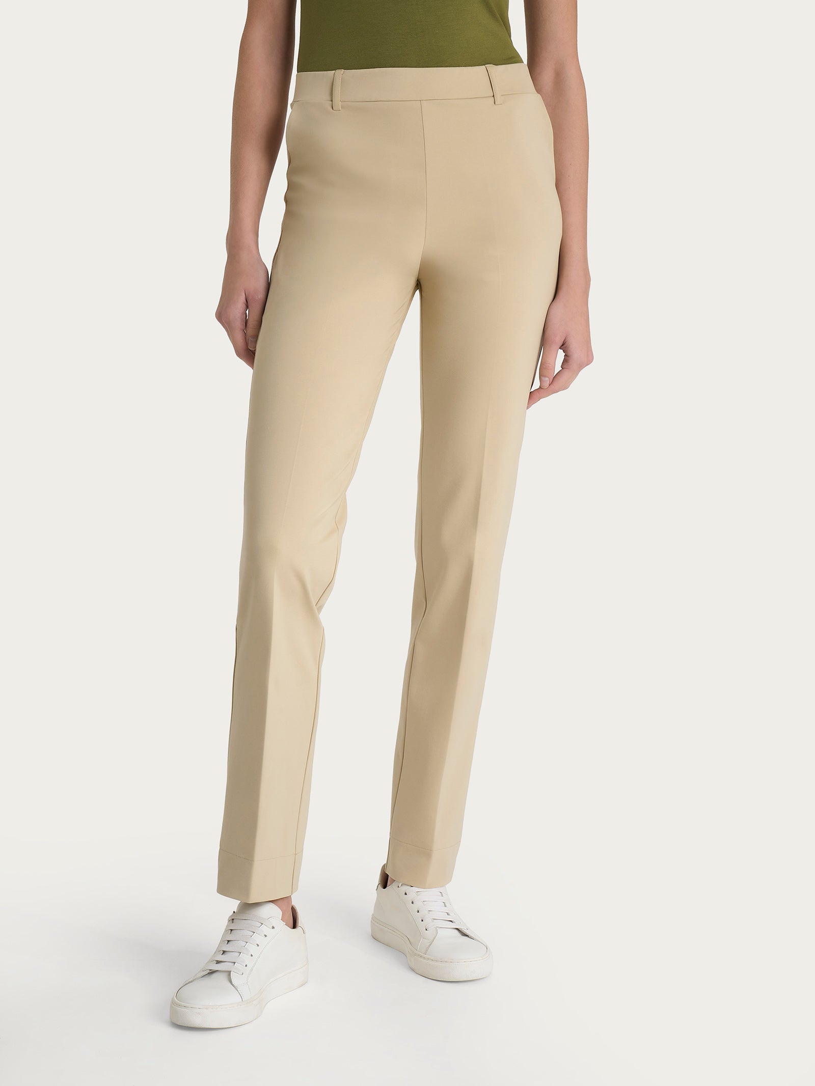 Ragno Compact Light pantalone dritto donna Irish Cream cotone