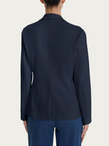 Ragno Compact Light Blazer Donna 2 Bottoni Blu Leggero