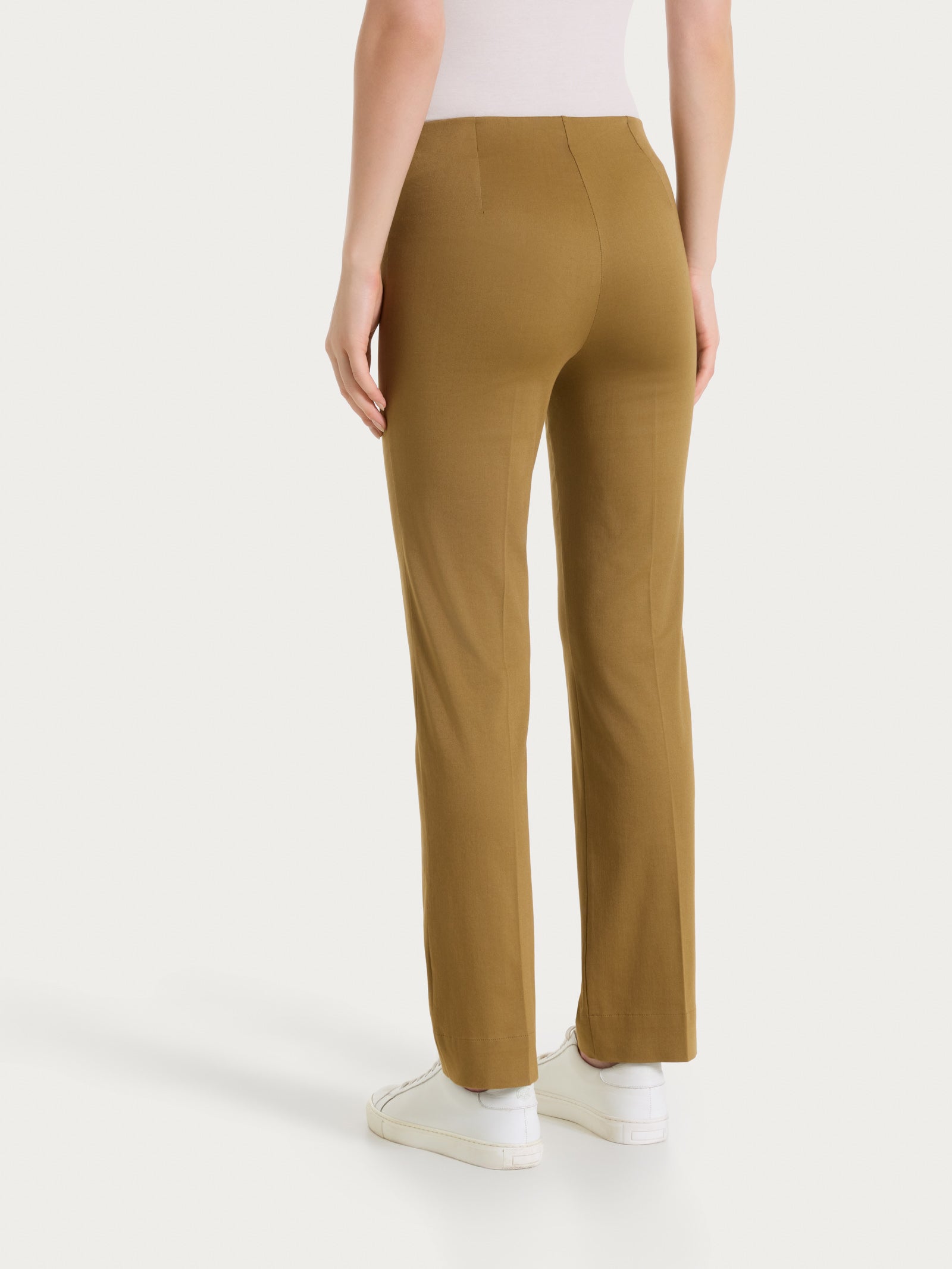Ragno Satin Power Pantalone Capri Dritto Dull Gold cotone