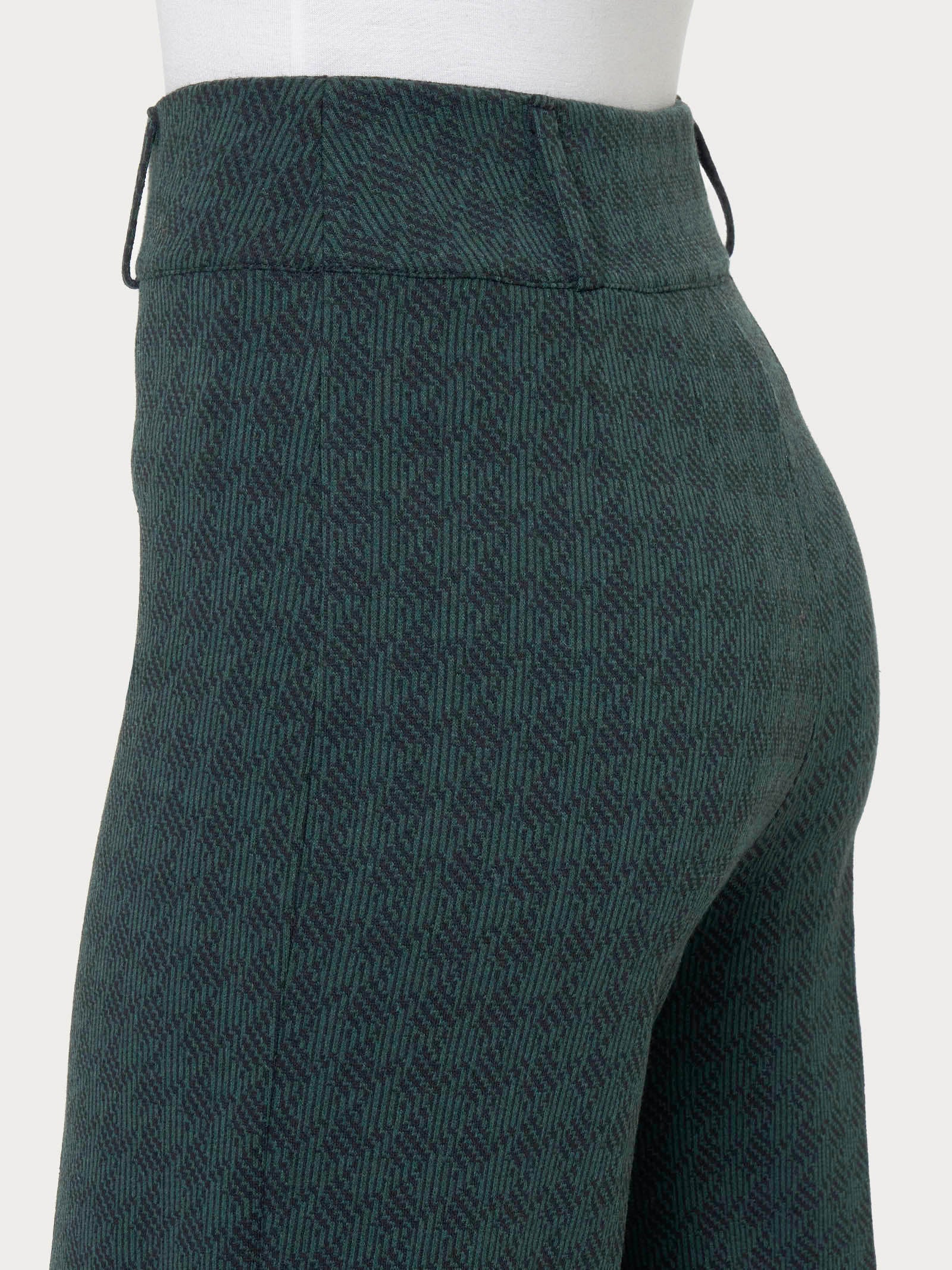 Ragno Eco Jacquard Pantalone Carrot Tapered Rain Forest fantasia