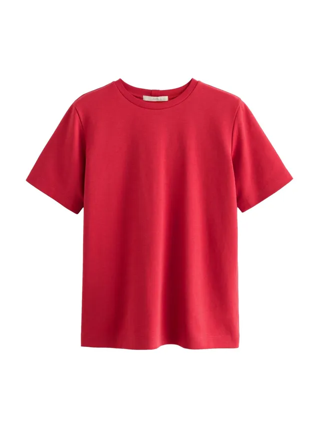 Next T-Shirt Girocollo Pesante Donna 46 Cotone