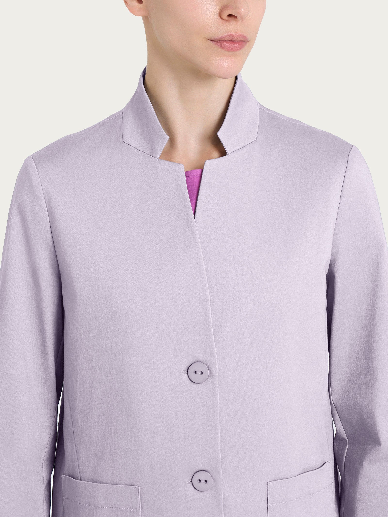 Ragno Satin Power Blazer Corto cotone Thistle regular