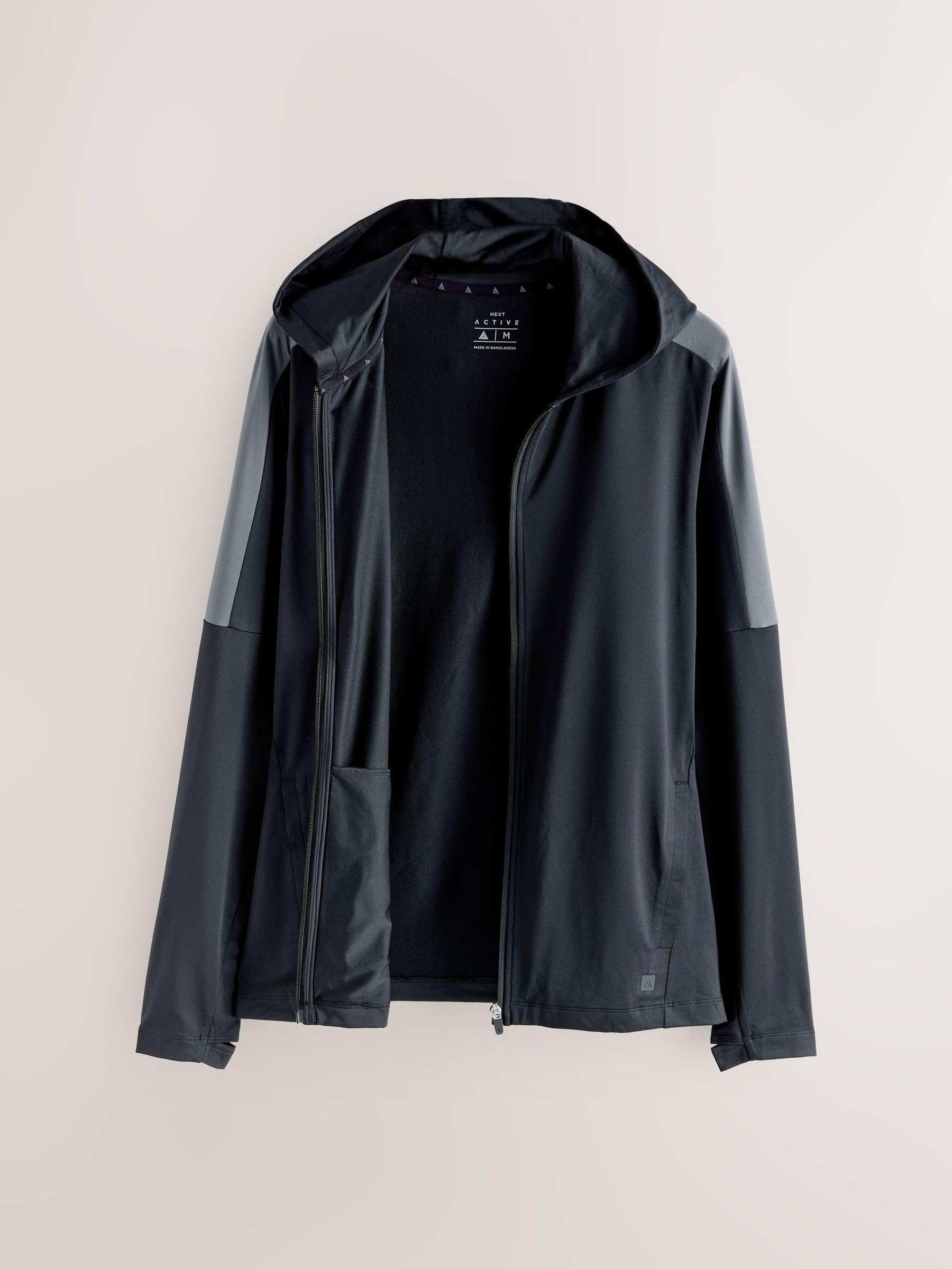 Next felpa uomo con cappuccio zip intera allenamento
