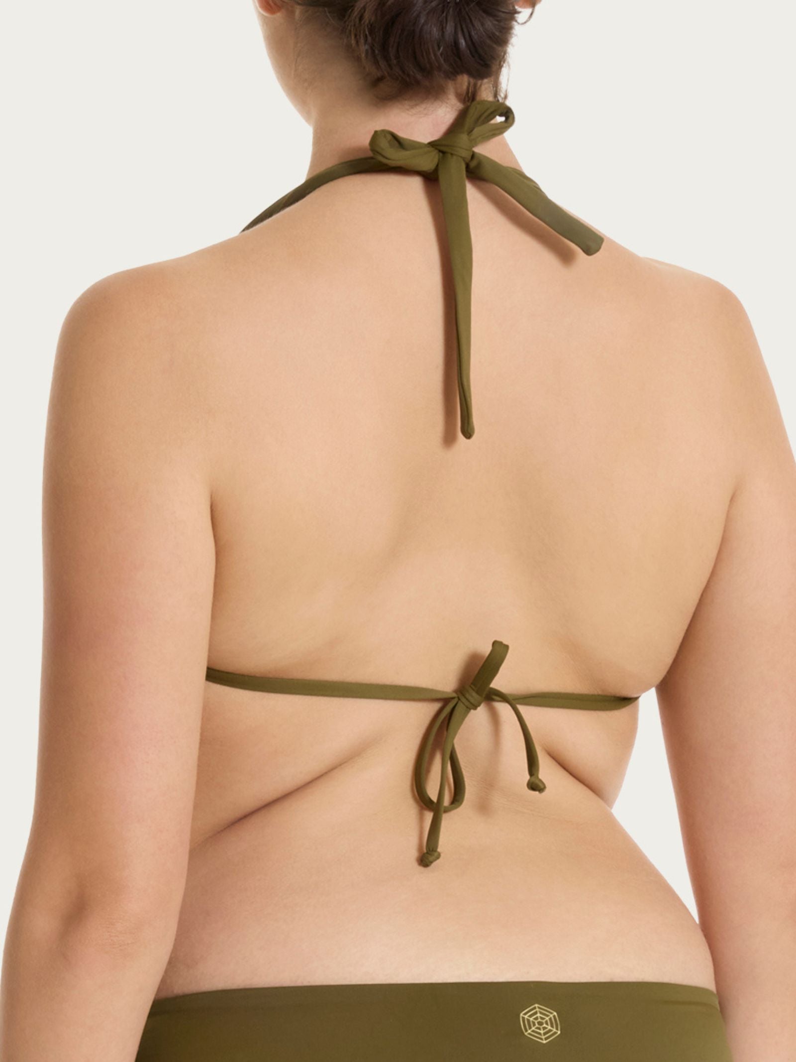 Ragno Microfibra Stretch Reggiseno Triangolo Dark Olive coppe