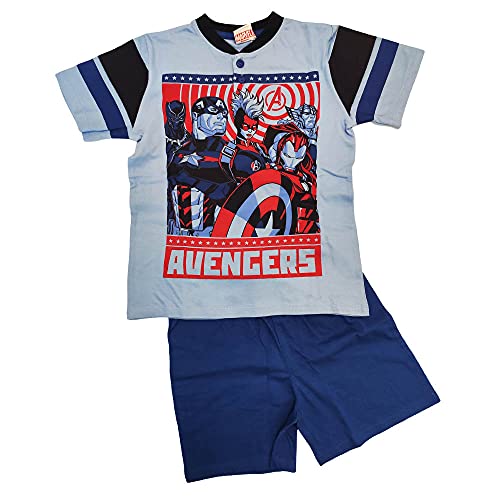 Marvel Avengers pigiamino bimbo corto cotone