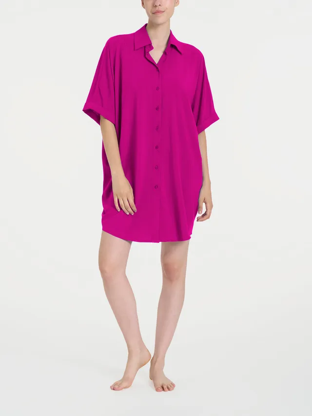 Ragno Ecoseta Chemisier donna Wild Aster manica kimono