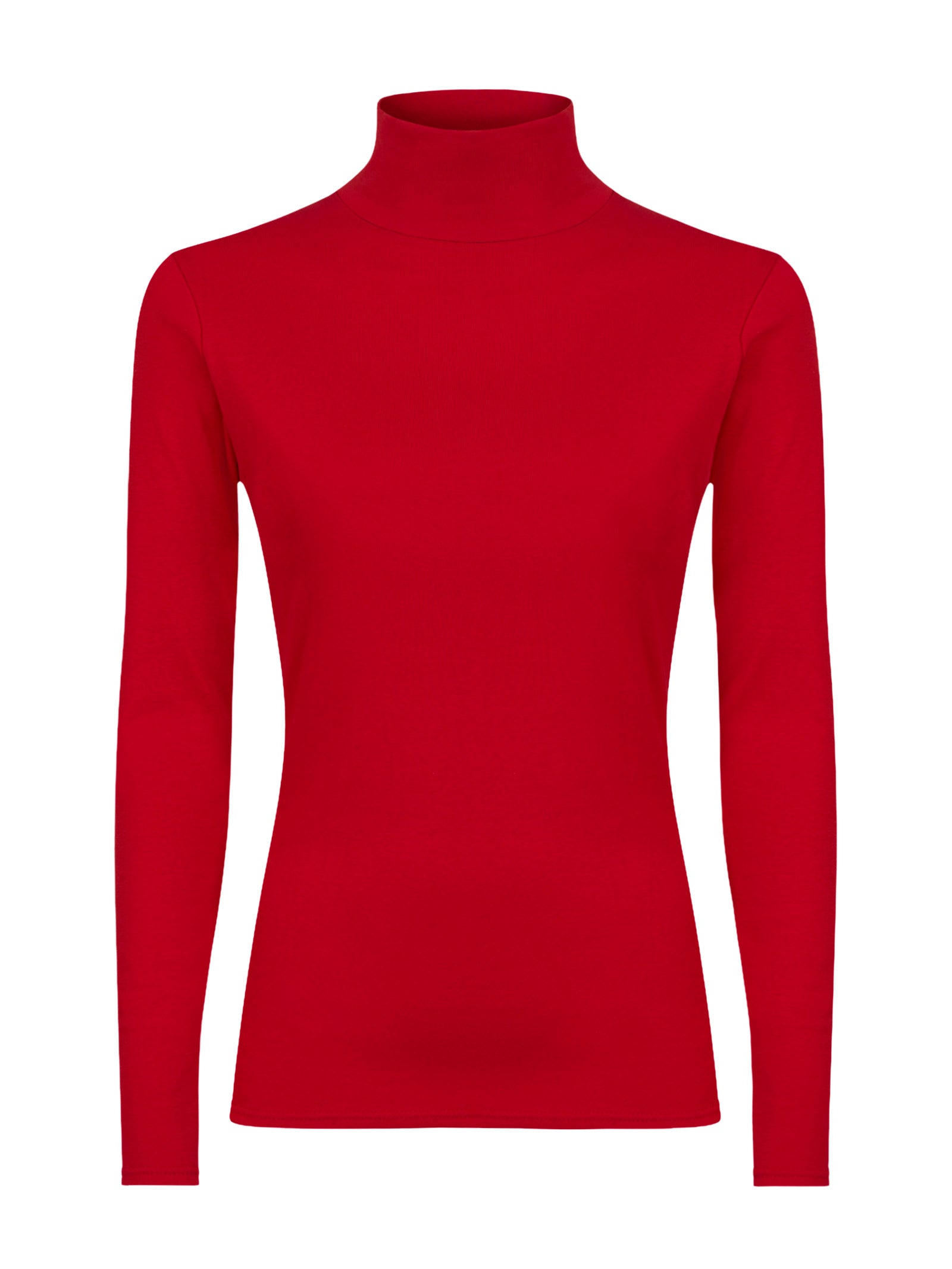 Ragno Thermo Cotton Lupetto Cotone Rosso Manica Lunga