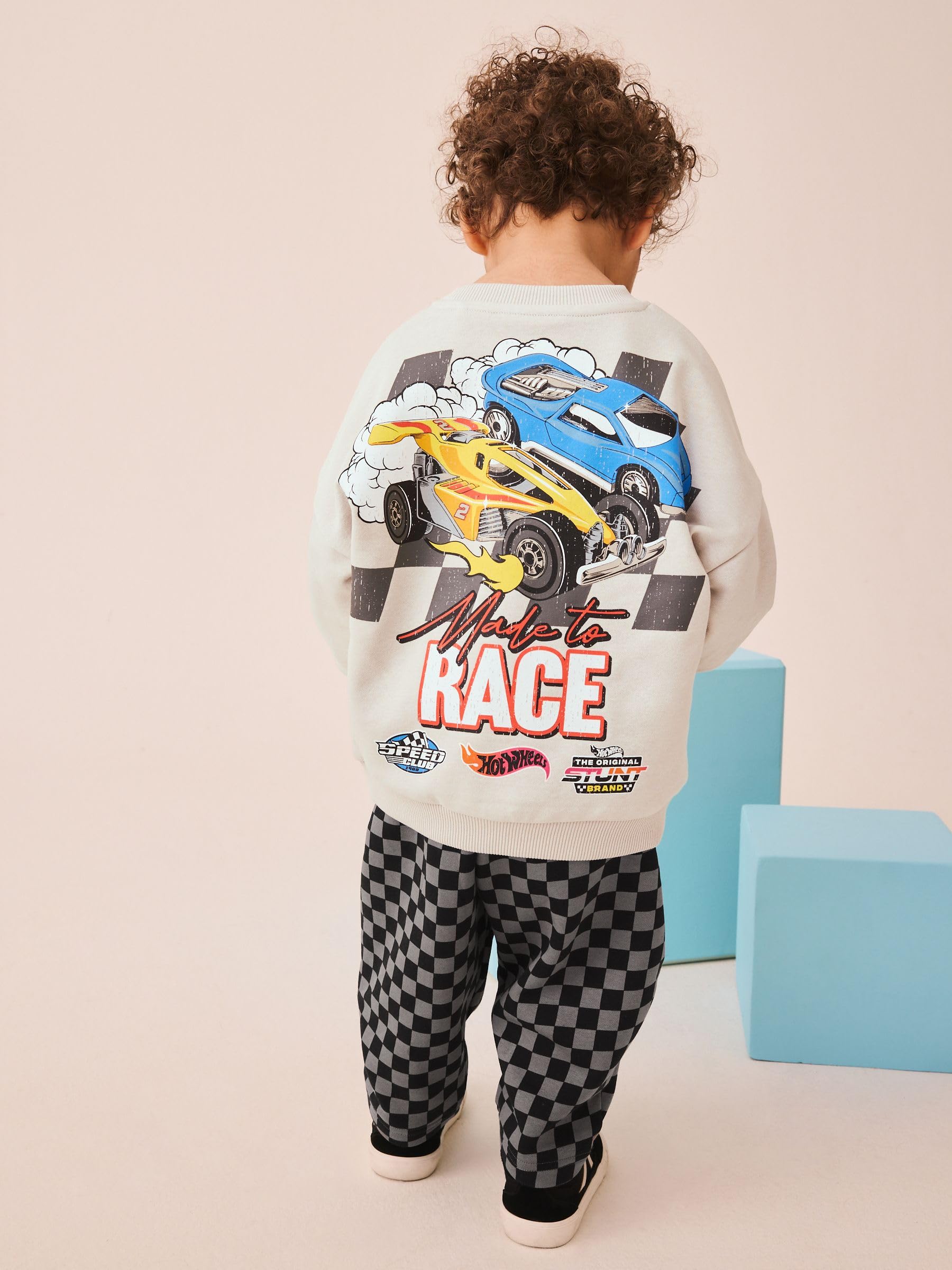 Geo Next Hot Wheels tuta bambino grigia 92-98 girocollo