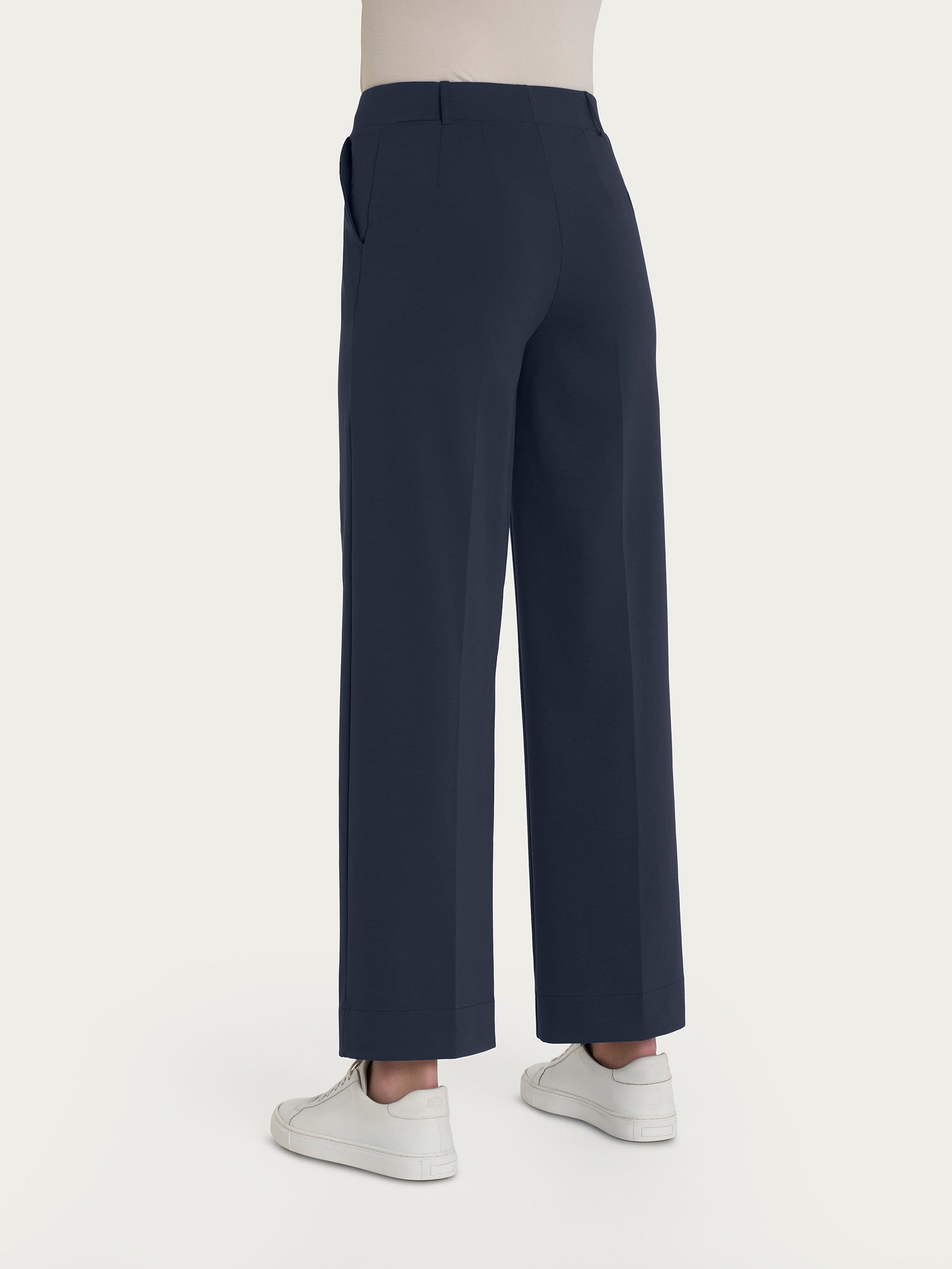 Ragno Compact Light pantalone ampio blu alla caviglia