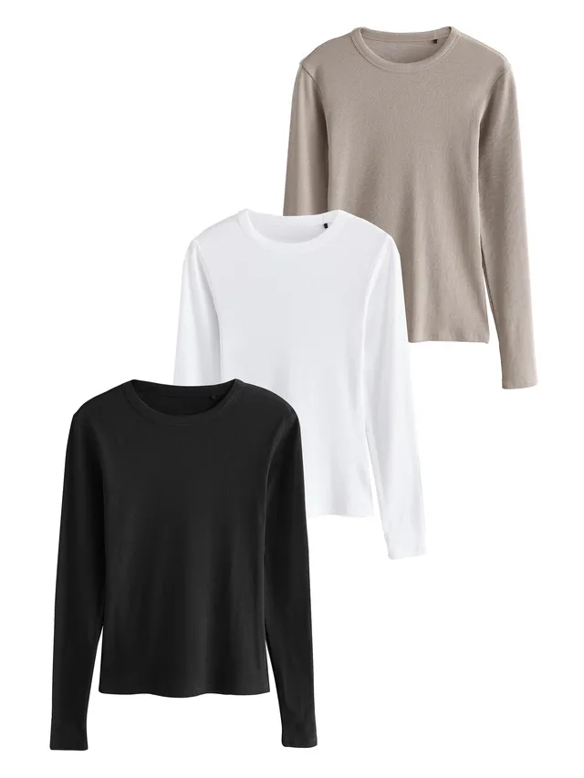 Next The Set maglia coste manica lunga 3 pezzi elasticizzata