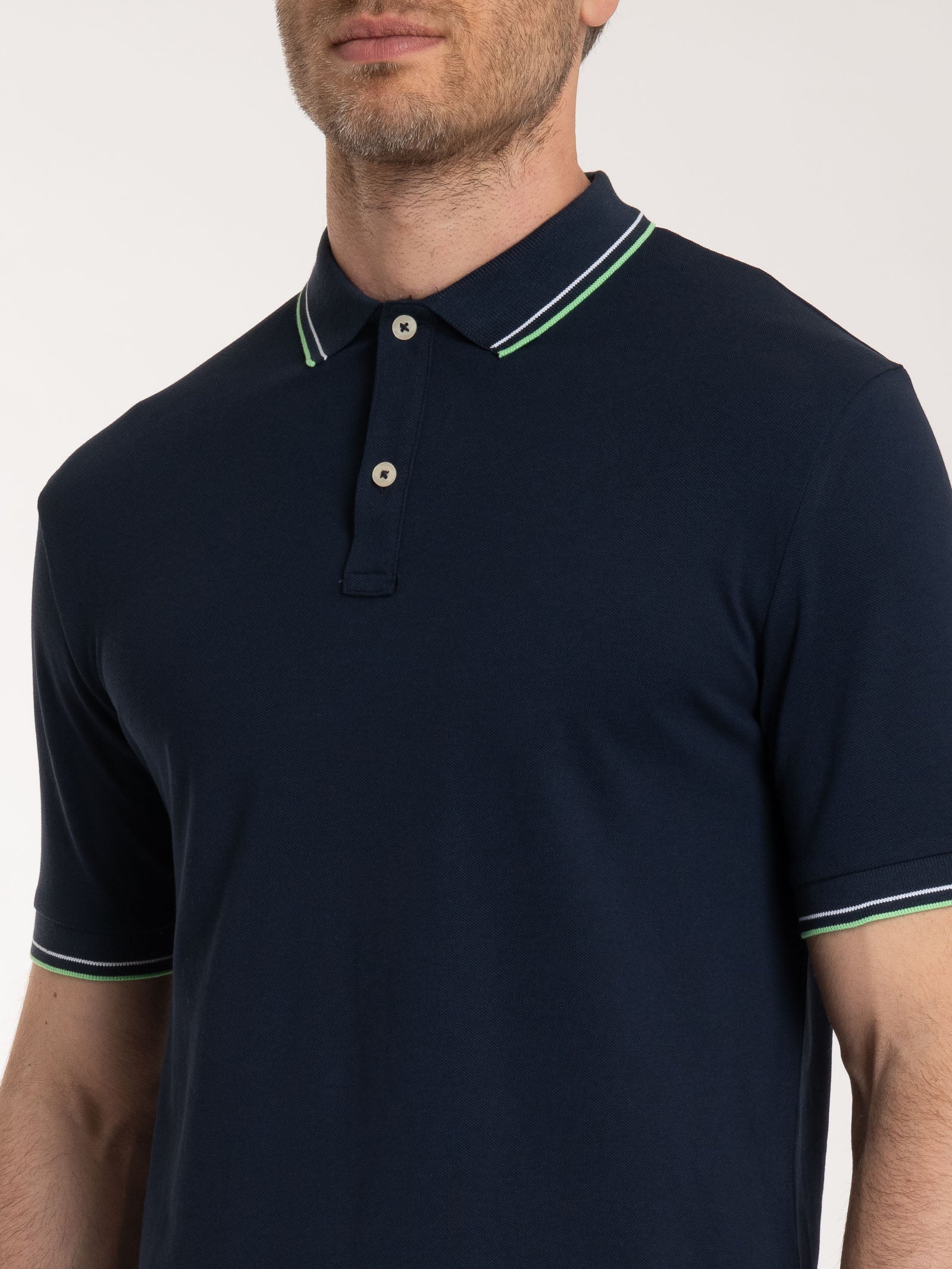 Ragno Eco Cotton Polo Uomo Fant.Dark Piquet Traspirante