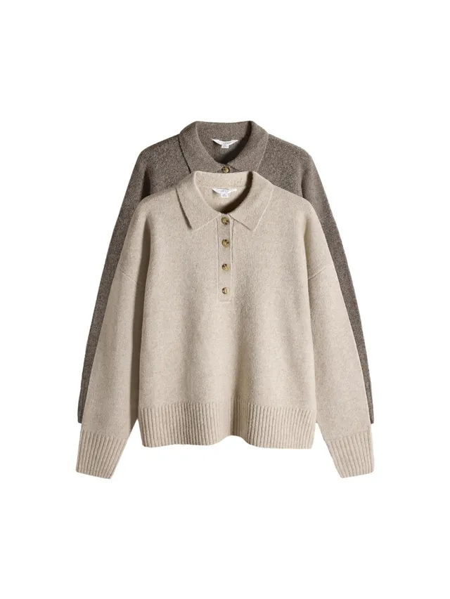 Geo Next The Set Maglie Colletto Lana 2 Pezzi Uso Quotidiano