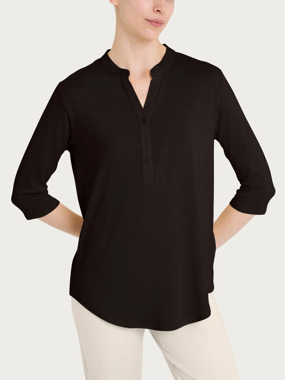 Ragno Viscosa Summer maglia manica 3/4 chocolate torte morbida