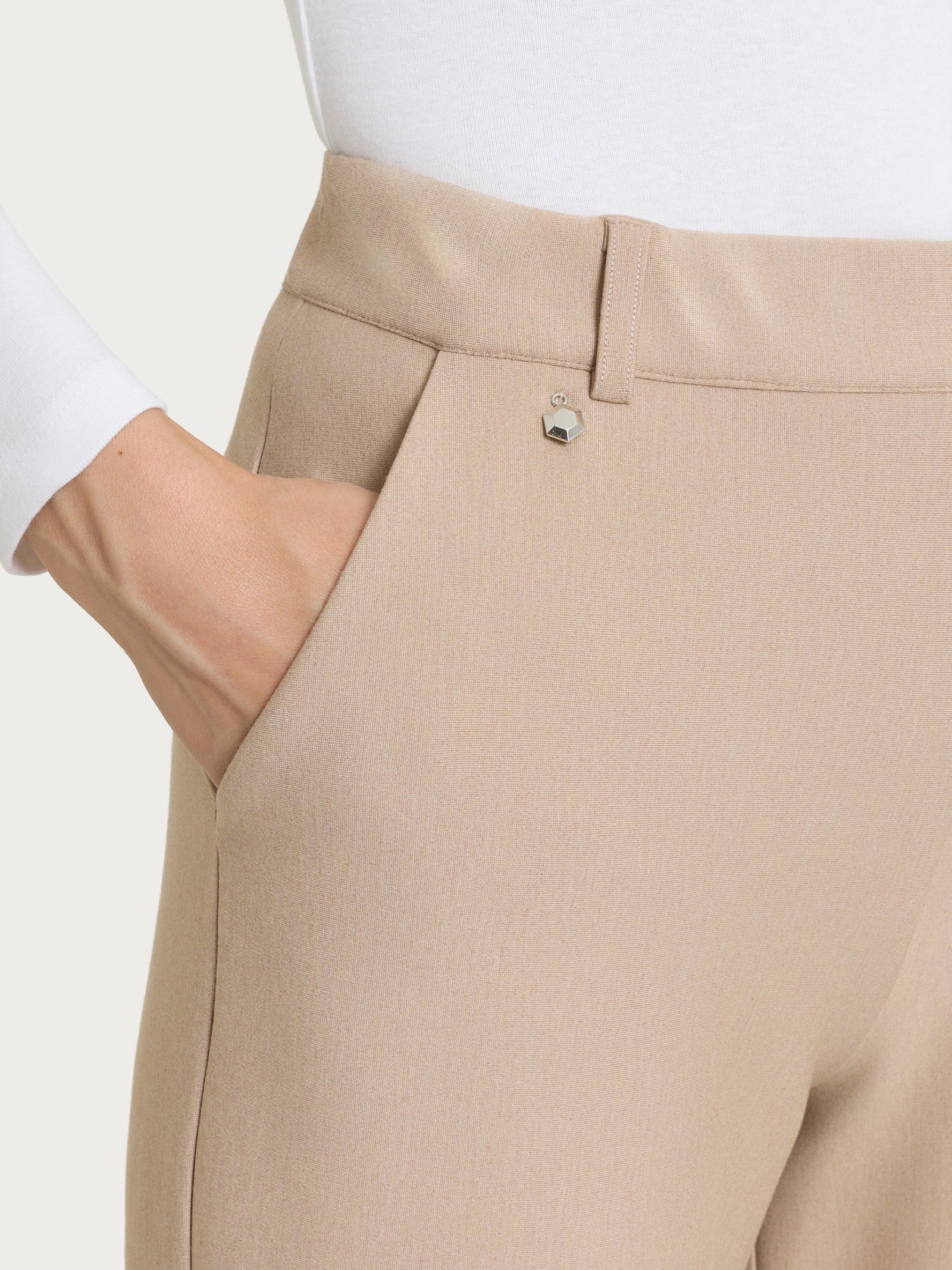 Ragno Compact Cammello pantalone donna beige viscosa